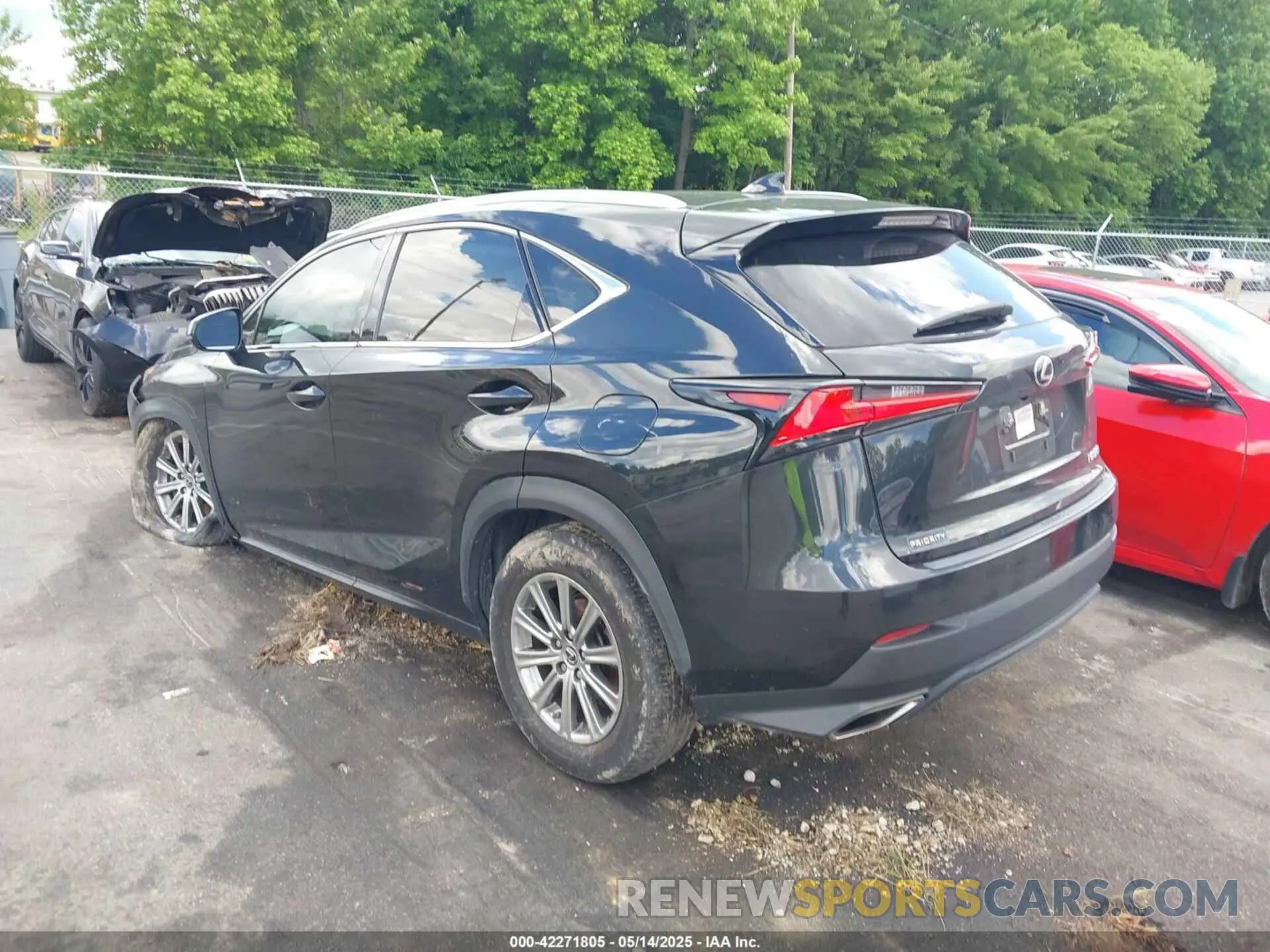 3 Photograph of a damaged car JTJAARBZ2L5000247 LEXUS NX 300 2020