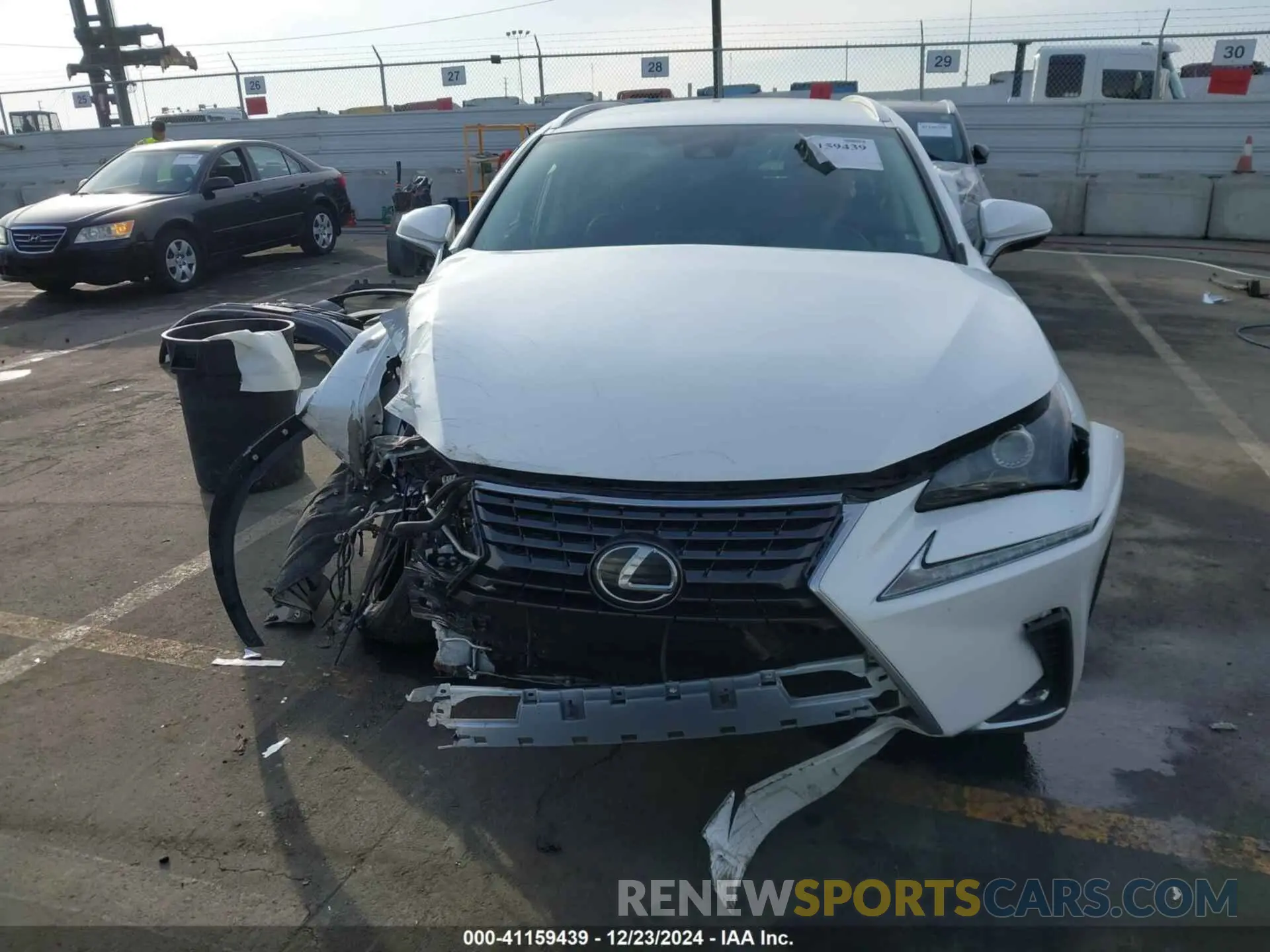 12 Фотография поврежденного автомобиля JTJAARBZ6L2159662 LEXUS NX 300 2020