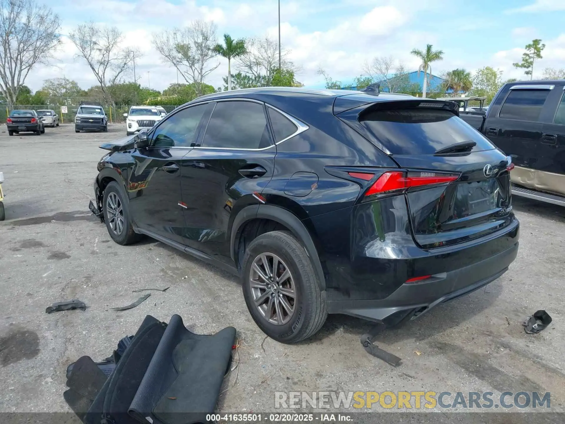 3 Photograph of a damaged car JTJAARBZ8L5015805 LEXUS NX 300 2020