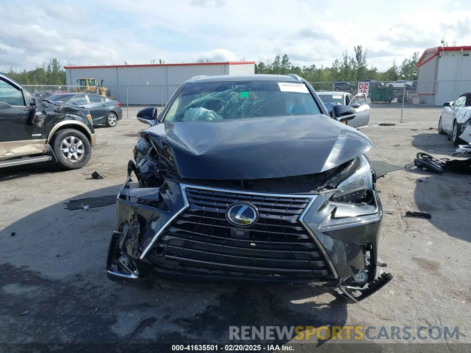 6 Photograph of a damaged car JTJAARBZ8L5015805 LEXUS NX 300 2020
