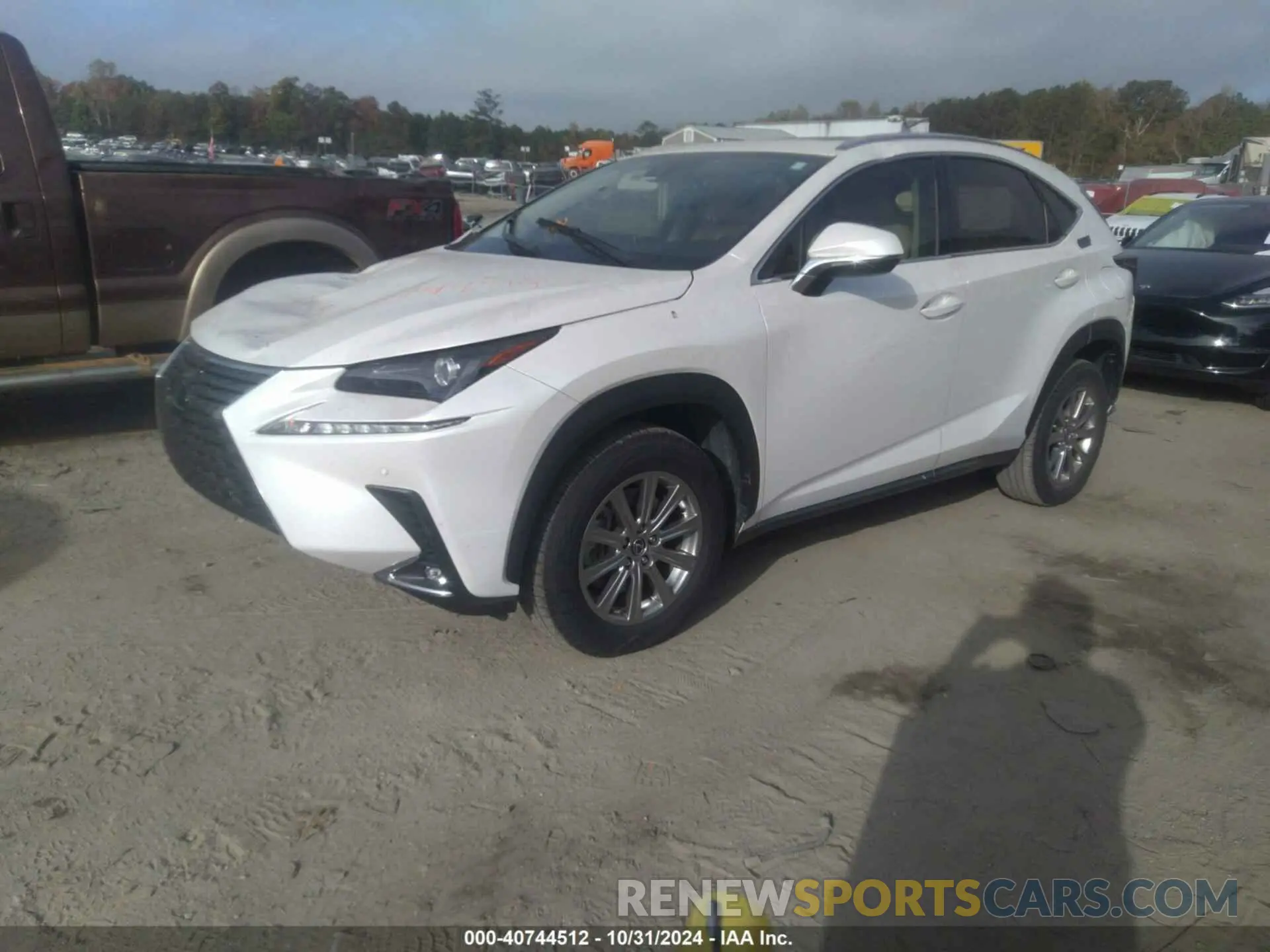 2 Фотография поврежденного автомобиля JTJDARBZ2L5003016 LEXUS NX 300 2020