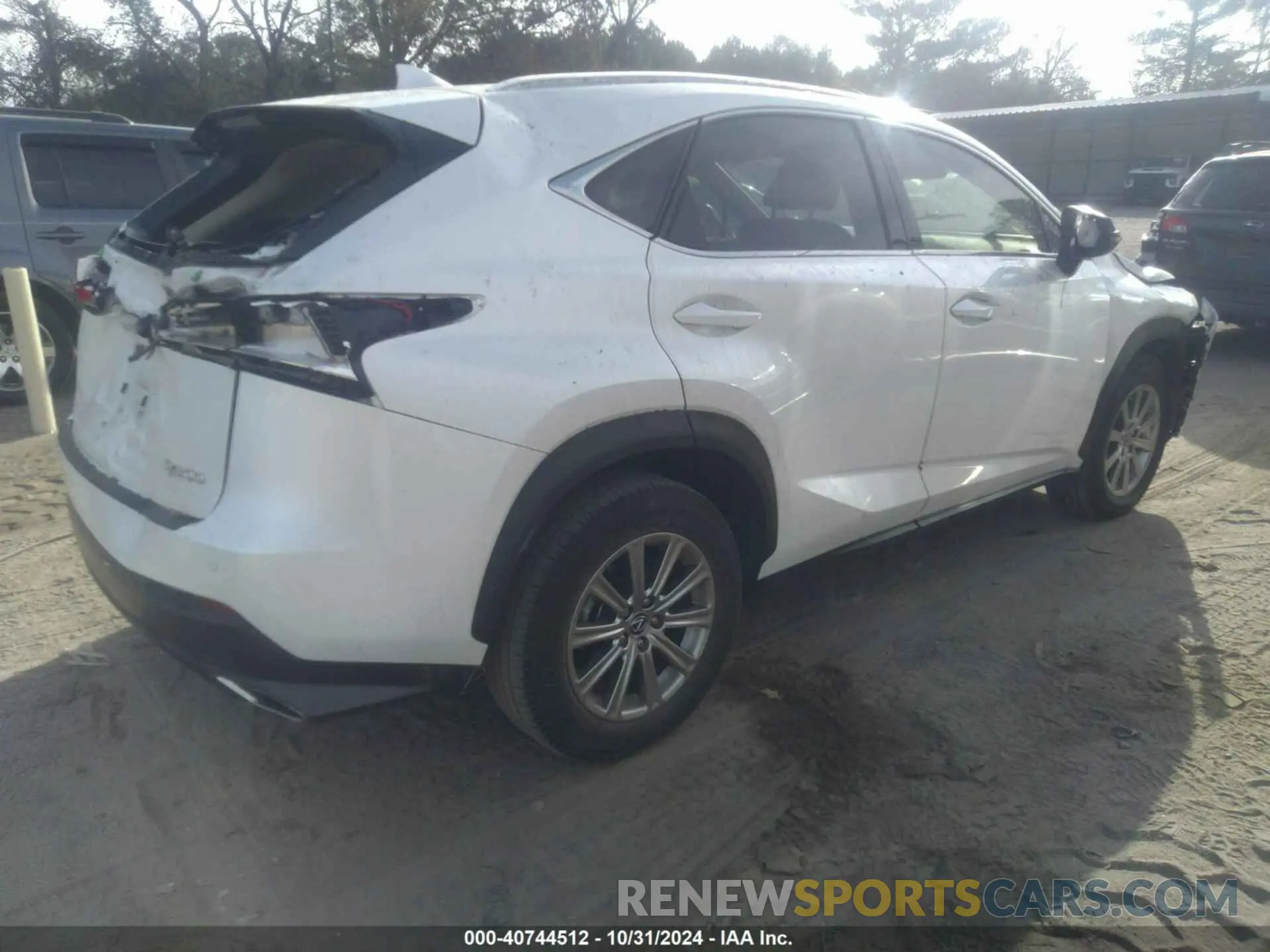 4 Фотография поврежденного автомобиля JTJDARBZ2L5003016 LEXUS NX 300 2020