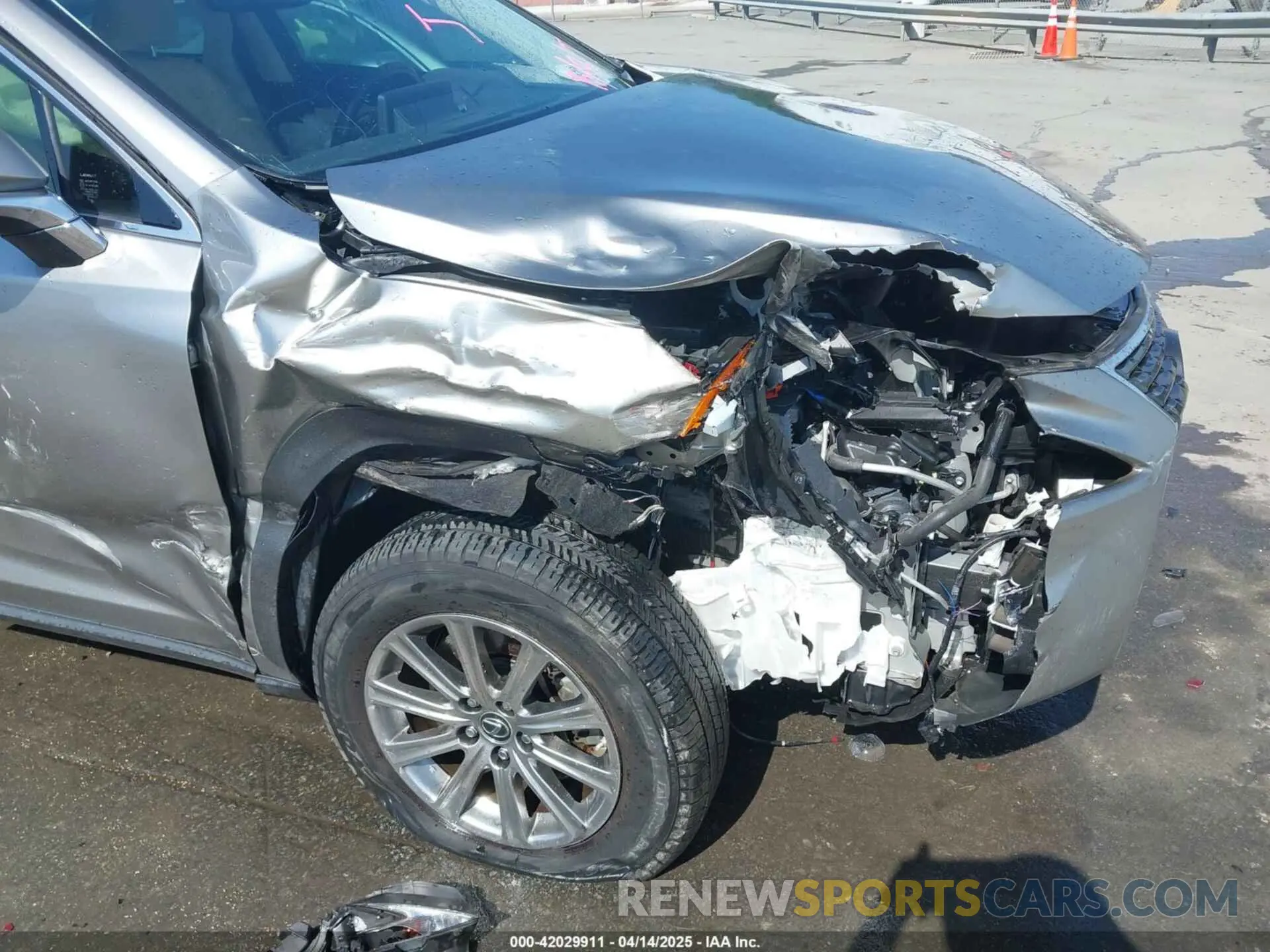 6 Photograph of a damaged car JTJDARBZ9L5009833 LEXUS NX 300 2020