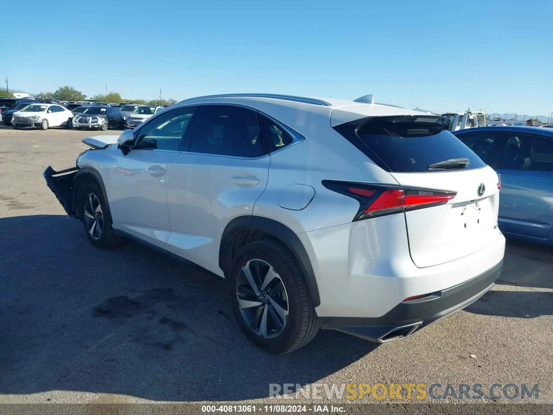 3 Photograph of a damaged car JTJDARBZ9L5013414 LEXUS NX 300 2020
