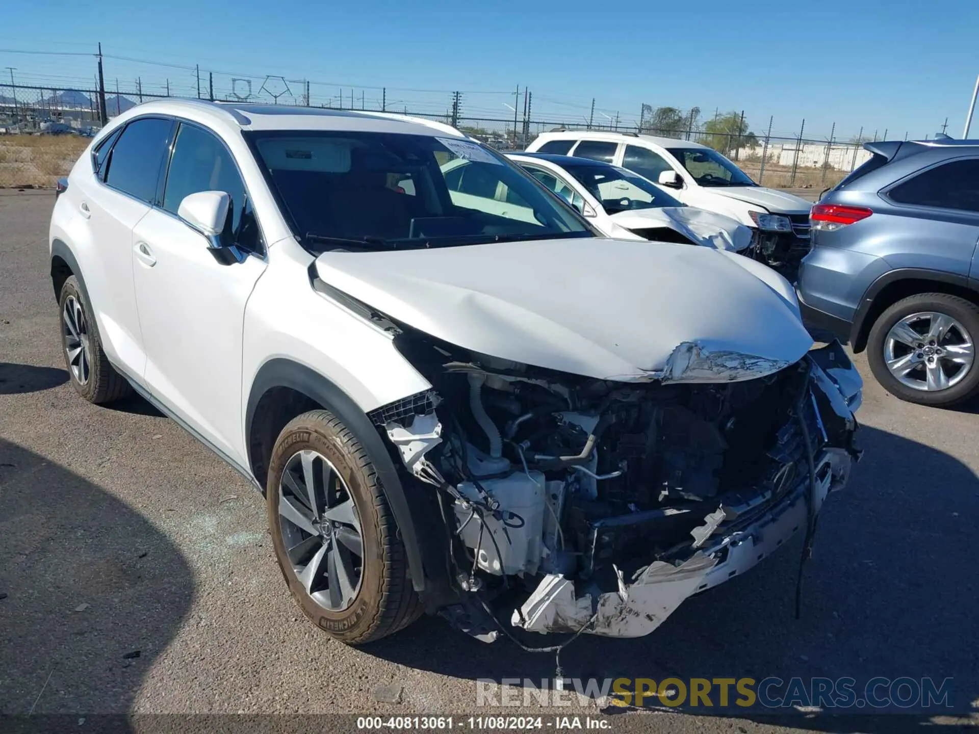 6 Photograph of a damaged car JTJDARBZ9L5013414 LEXUS NX 300 2020