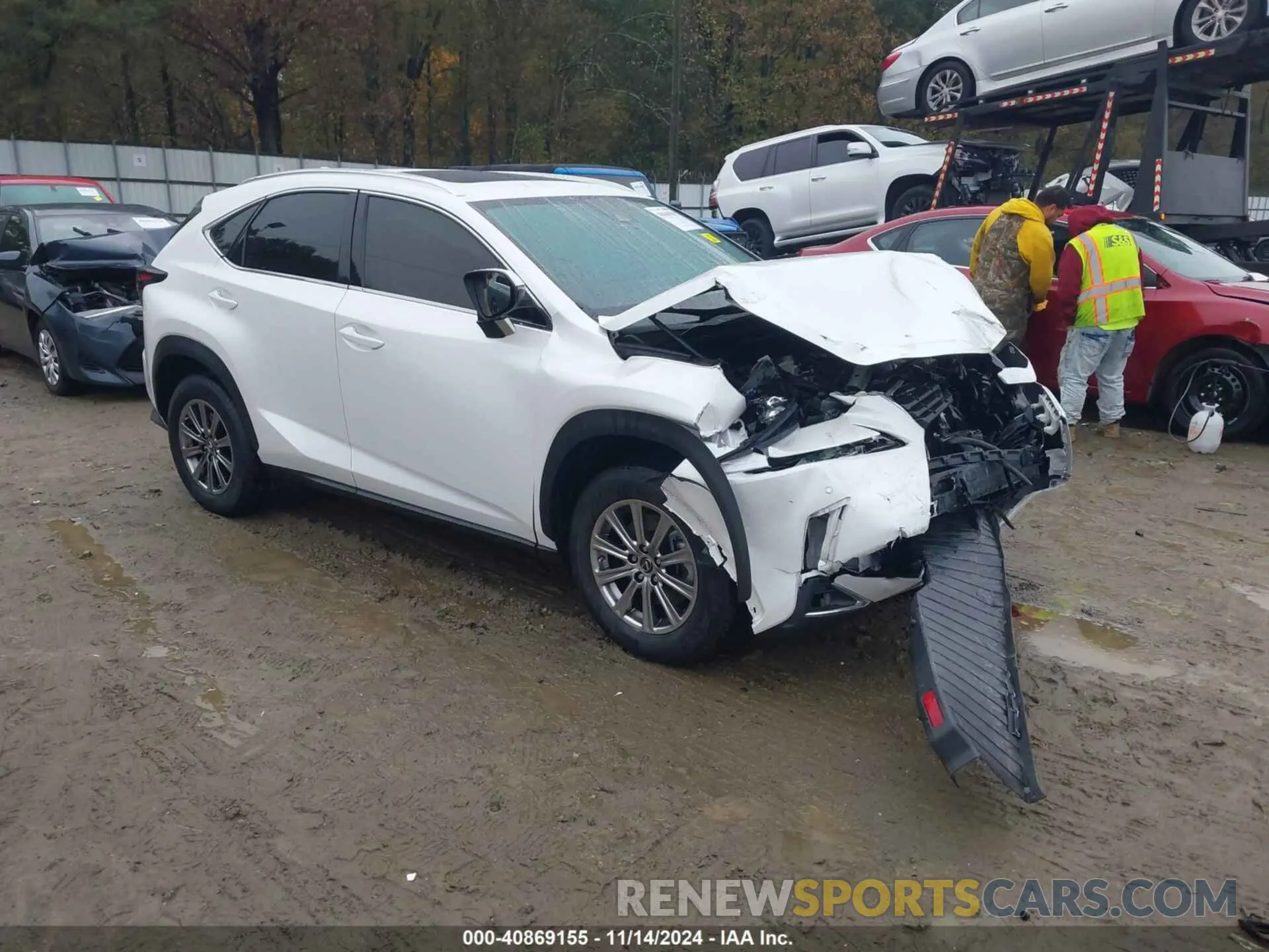 1 Photograph of a damaged car JTJDARBZXL5014233 LEXUS NX 300 2020