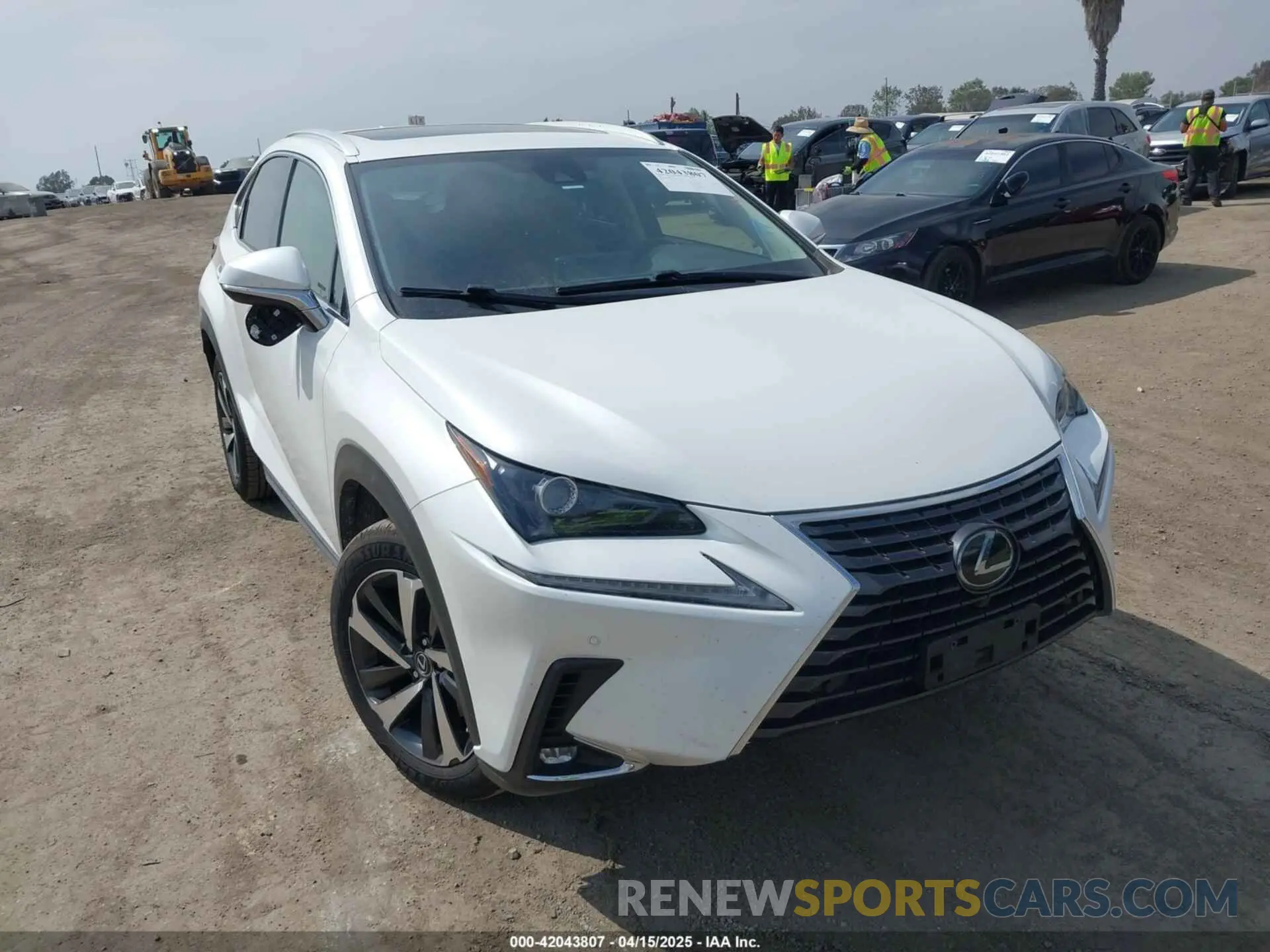 1 Photograph of a damaged car JTJGARBZ0L2176404 LEXUS NX 300 2020