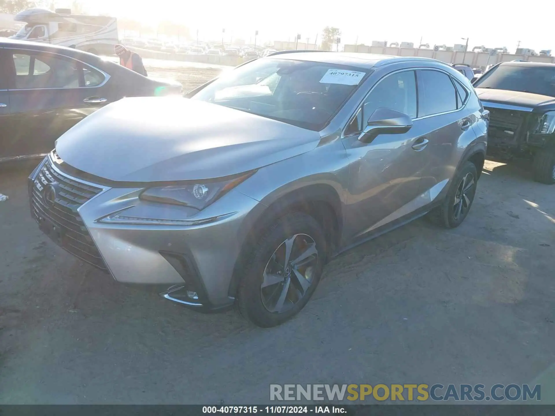 2 Photograph of a damaged car JTJGARBZ3L5011400 LEXUS NX 300 2020