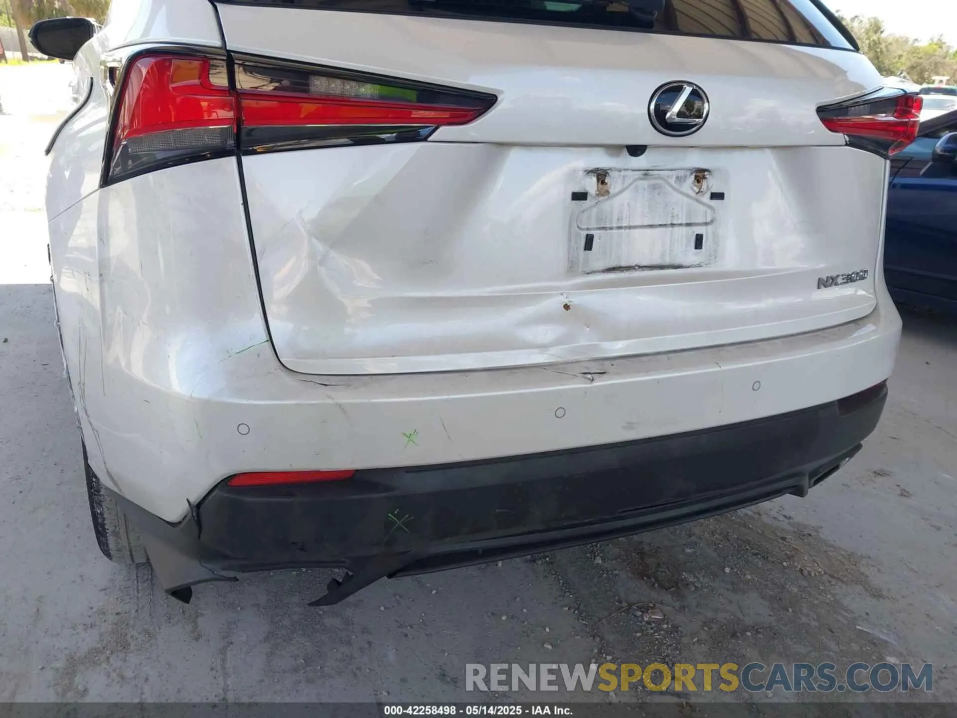 6 Photograph of a damaged car JTJGARBZ4L2169052 LEXUS NX 300 2020