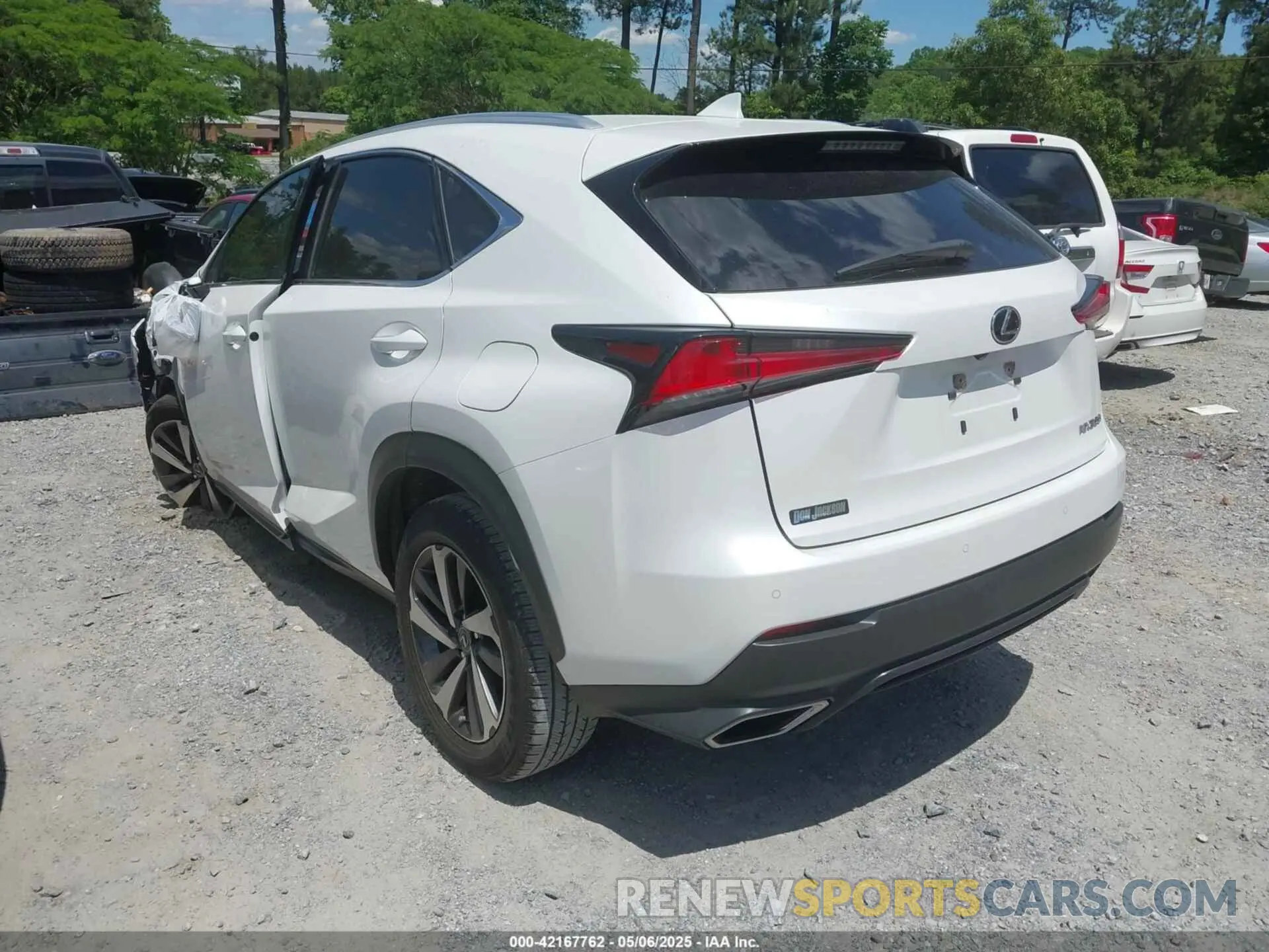 3 Photograph of a damaged car JTJGARBZ7L5017636 LEXUS NX 300 2020