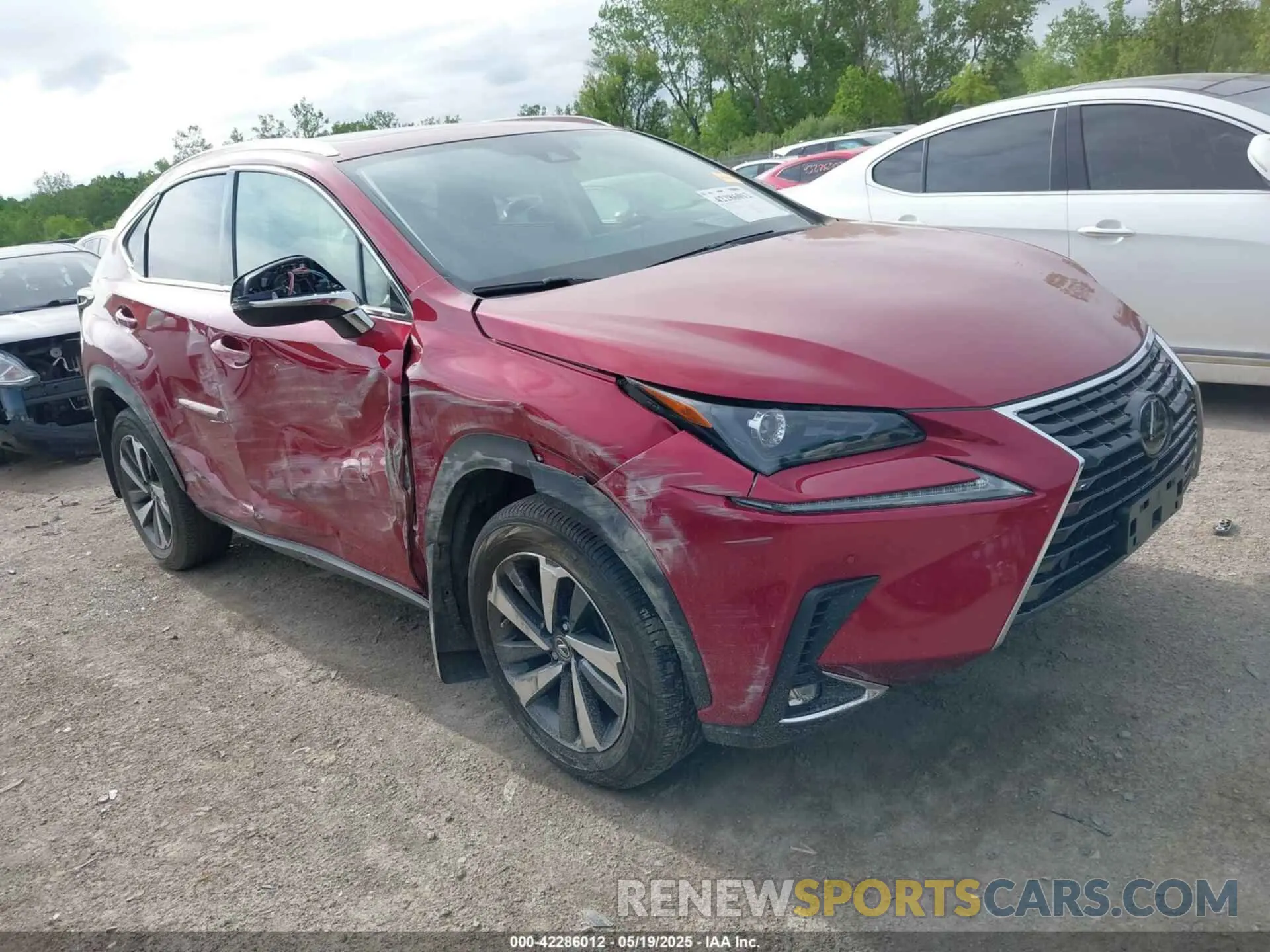 1 Photograph of a damaged car JTJGARDZ7L5013597 LEXUS NX 300 2020