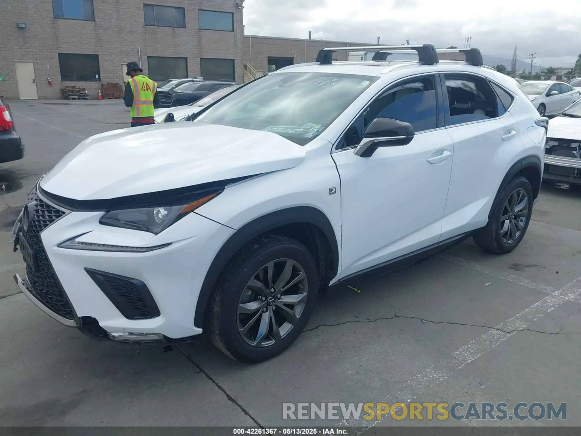 2 Photograph of a damaged car JTJSARBZ0L5014474 LEXUS NX 300 2020