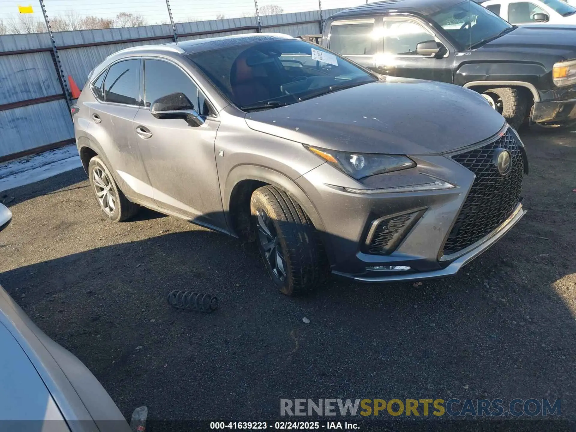 1 Photograph of a damaged car JTJSARBZ2L5004593 LEXUS NX 300 2020