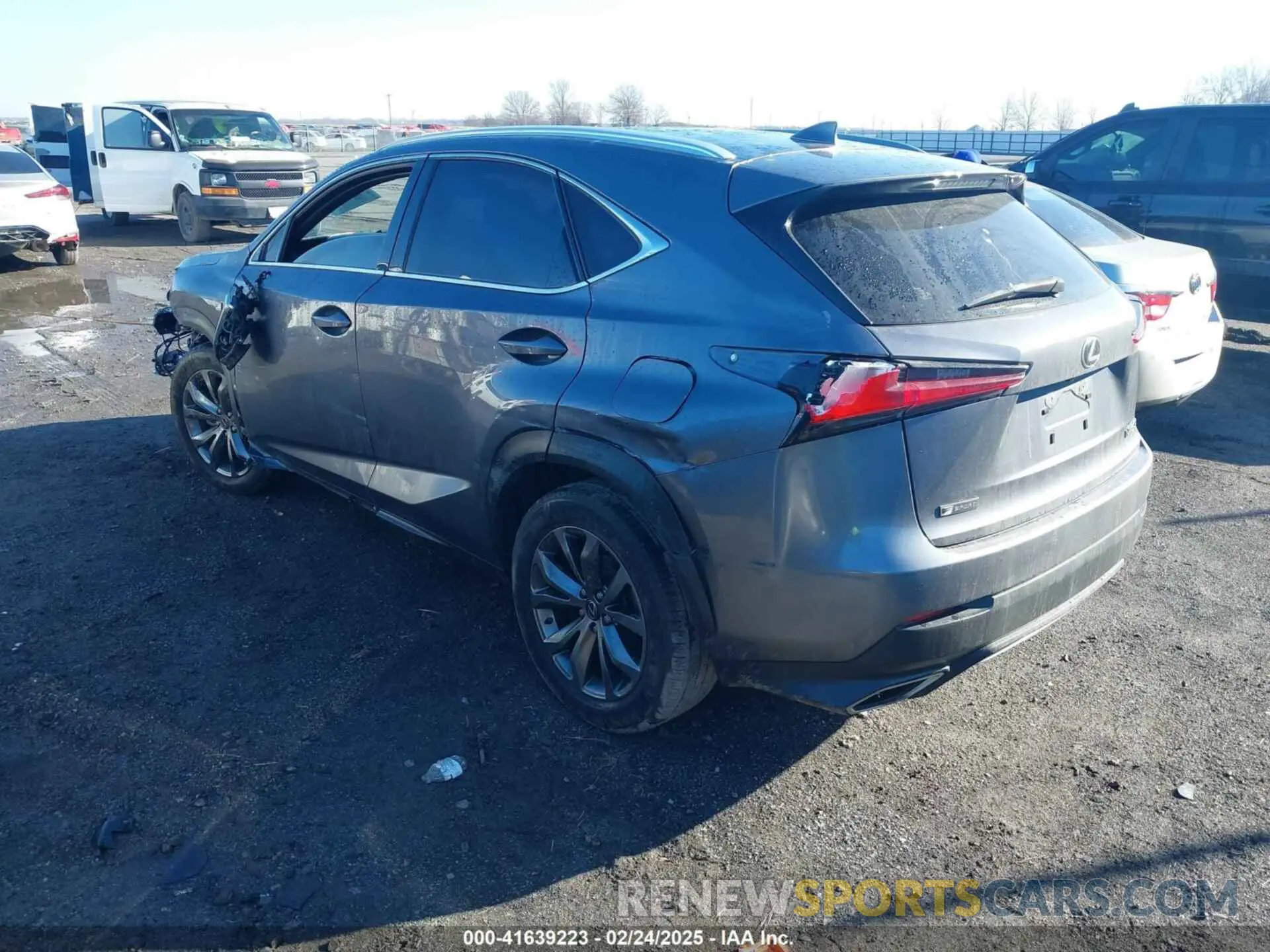 3 Photograph of a damaged car JTJSARBZ2L5004593 LEXUS NX 300 2020