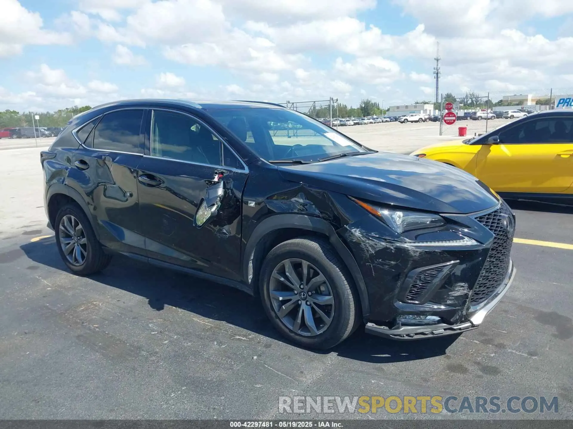 1 Photograph of a damaged car JTJSARBZ3L2177315 LEXUS NX 300 2020