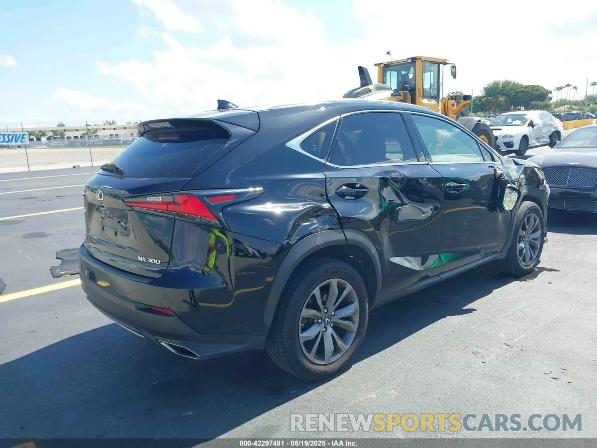 4 Photograph of a damaged car JTJSARBZ3L2177315 LEXUS NX 300 2020