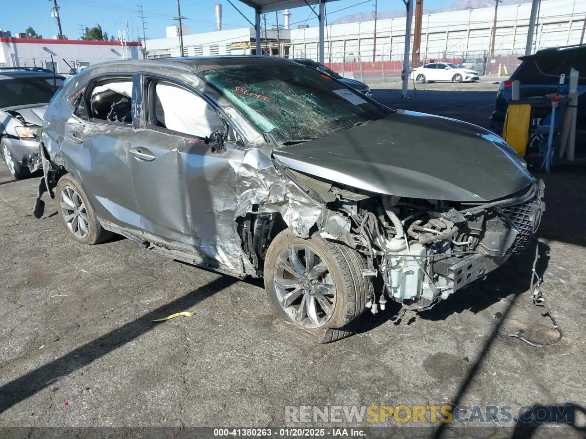 1 Фотография поврежденного автомобиля JTJSARBZ6L2162730 LEXUS NX 300 2020