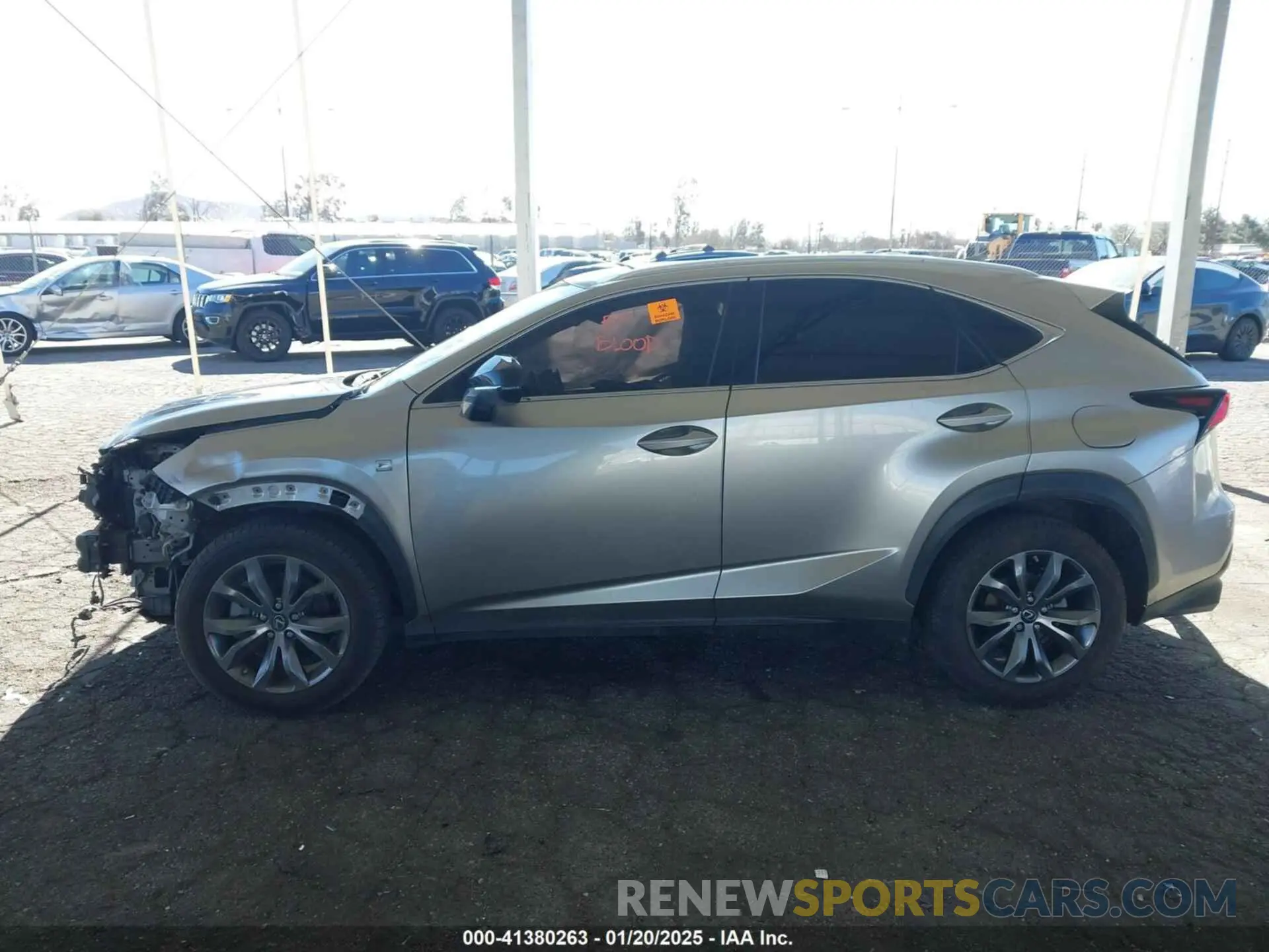 13 Фотография поврежденного автомобиля JTJSARBZ6L2162730 LEXUS NX 300 2020