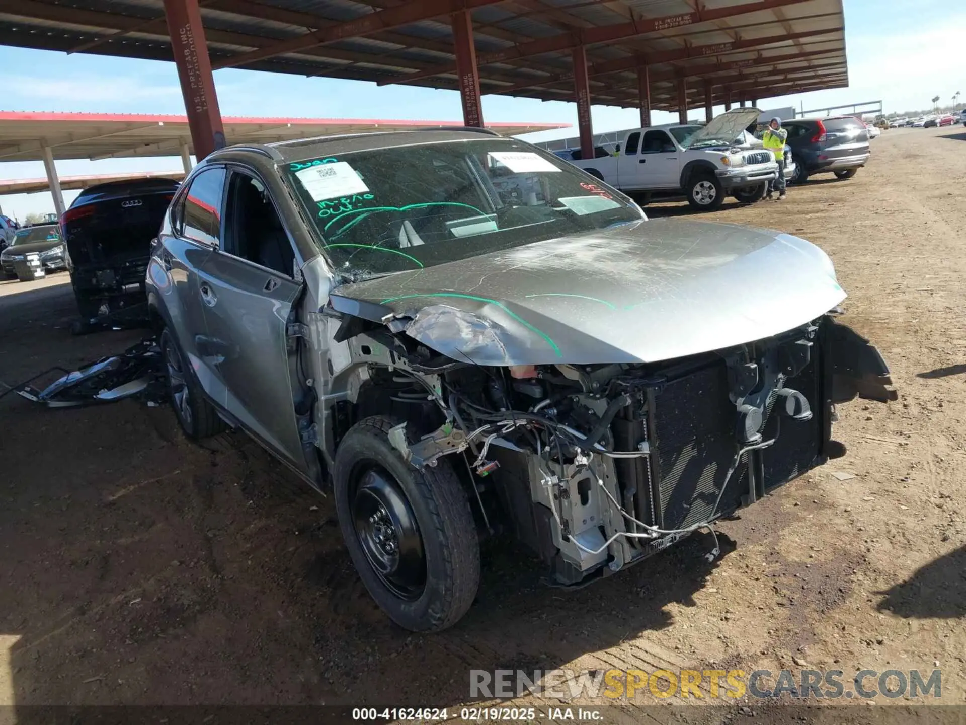 1 Фотография поврежденного автомобиля JTJSARBZ7L5010244 LEXUS NX 300 2020