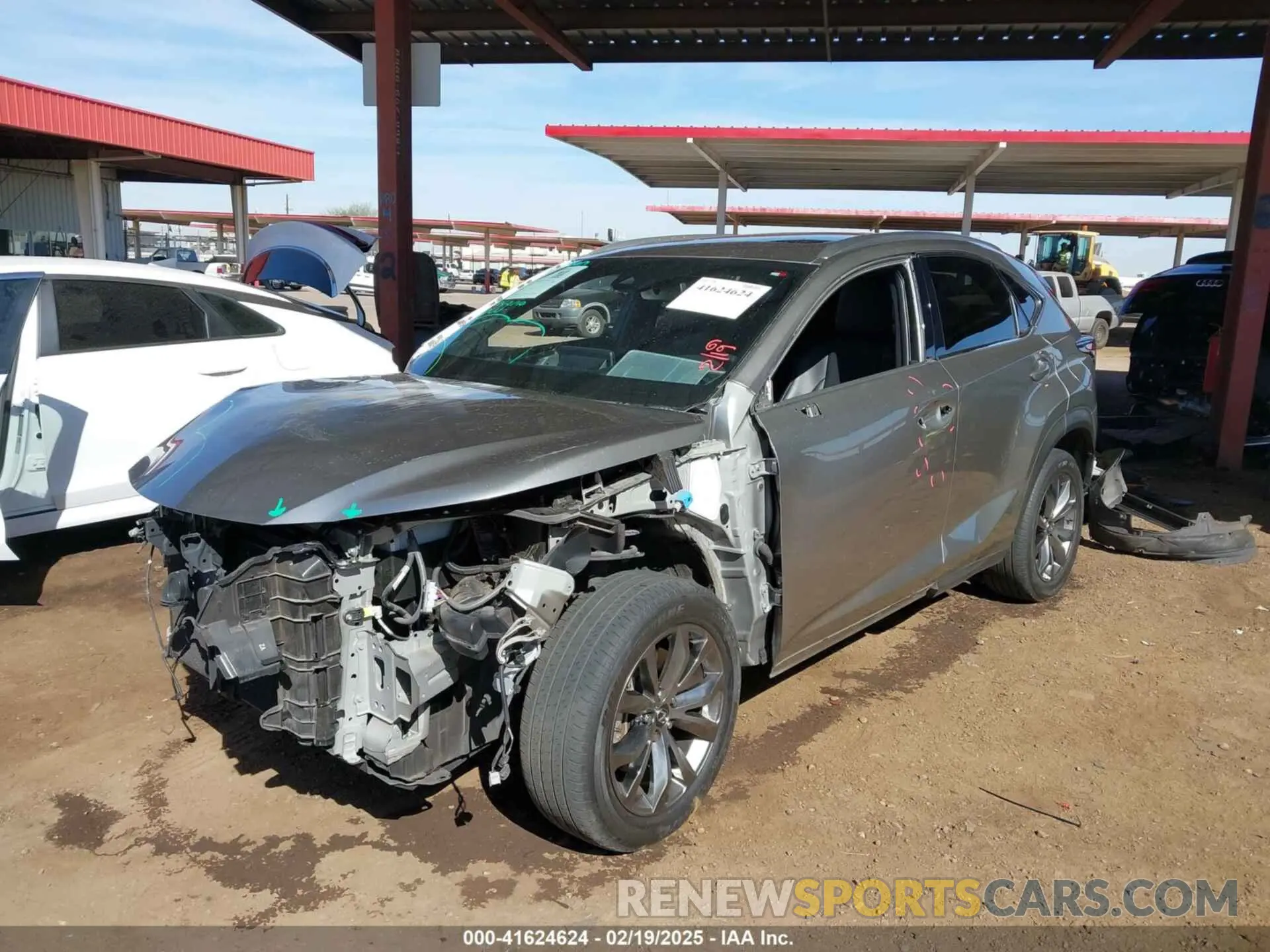 2 Фотография поврежденного автомобиля JTJSARBZ7L5010244 LEXUS NX 300 2020