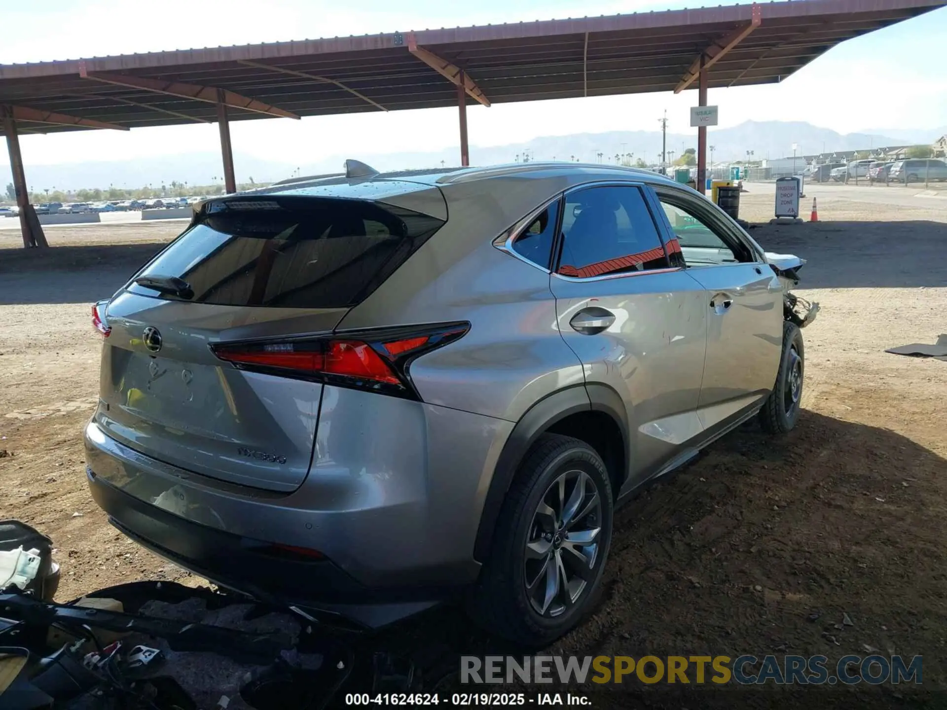 4 Фотография поврежденного автомобиля JTJSARBZ7L5010244 LEXUS NX 300 2020