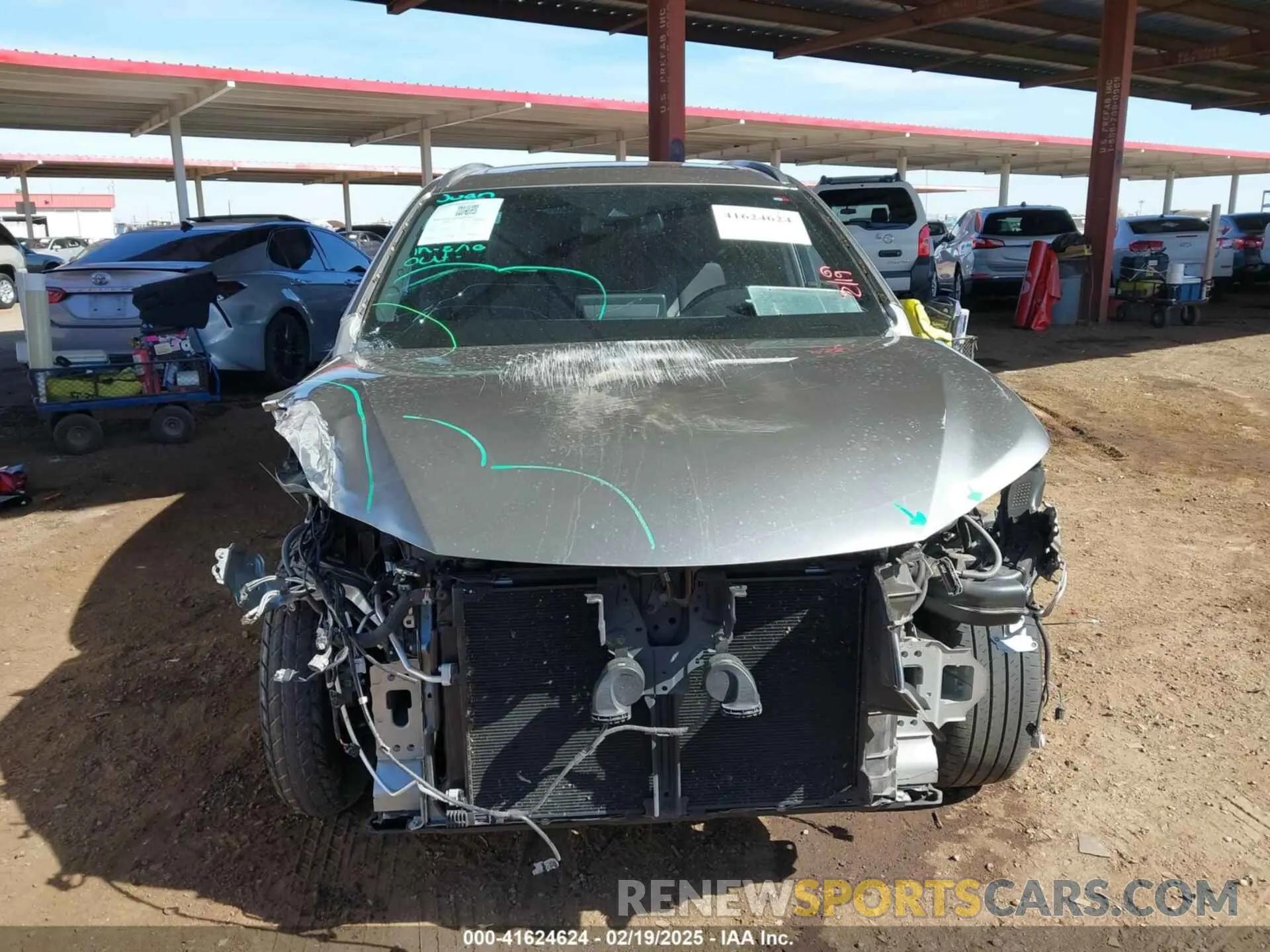 6 Фотография поврежденного автомобиля JTJSARBZ7L5010244 LEXUS NX 300 2020