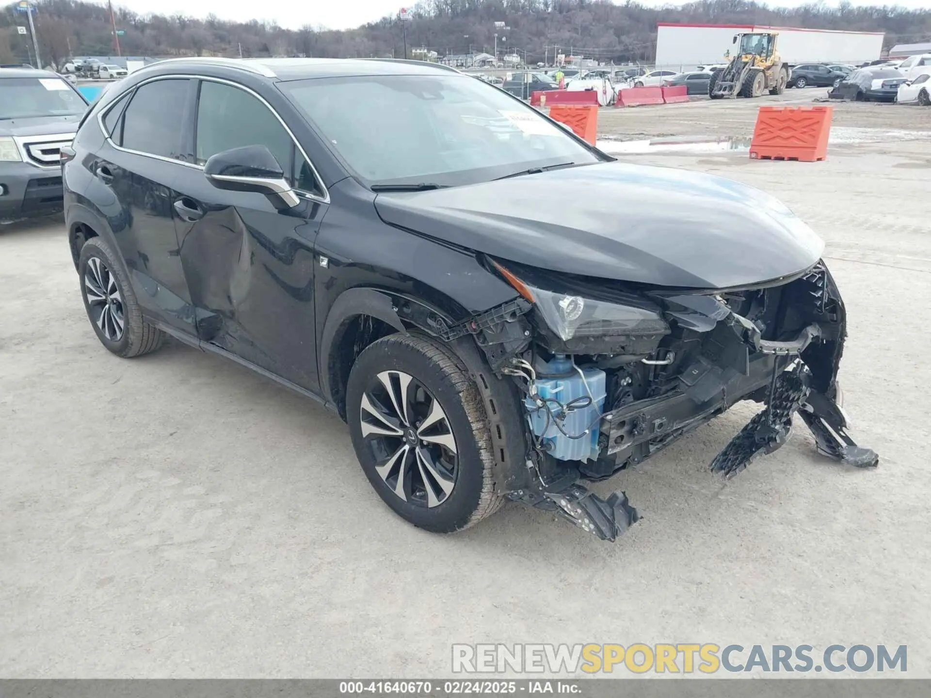 1 Photograph of a damaged car JTJSARDZ3L2229278 LEXUS NX 300 2020