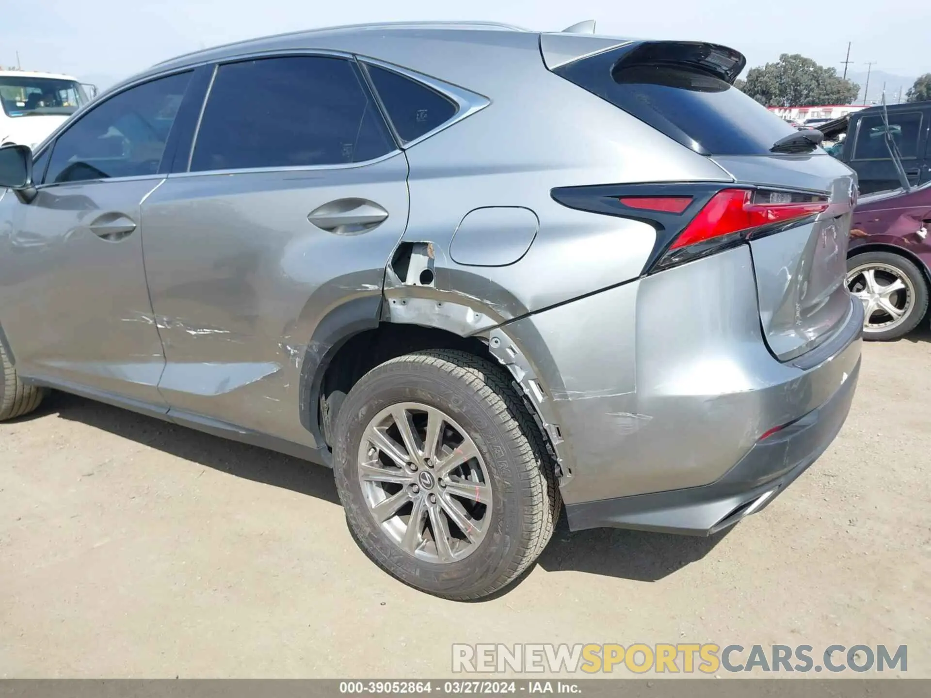 6 Фотография поврежденного автомобиля JTJDARBZ2M2198795 LEXUS NX 300 2021