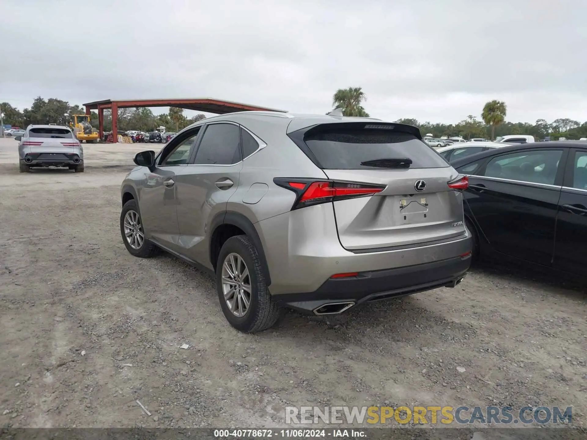3 Фотография поврежденного автомобиля JTJDARBZ2M5033330 LEXUS NX 300 2021