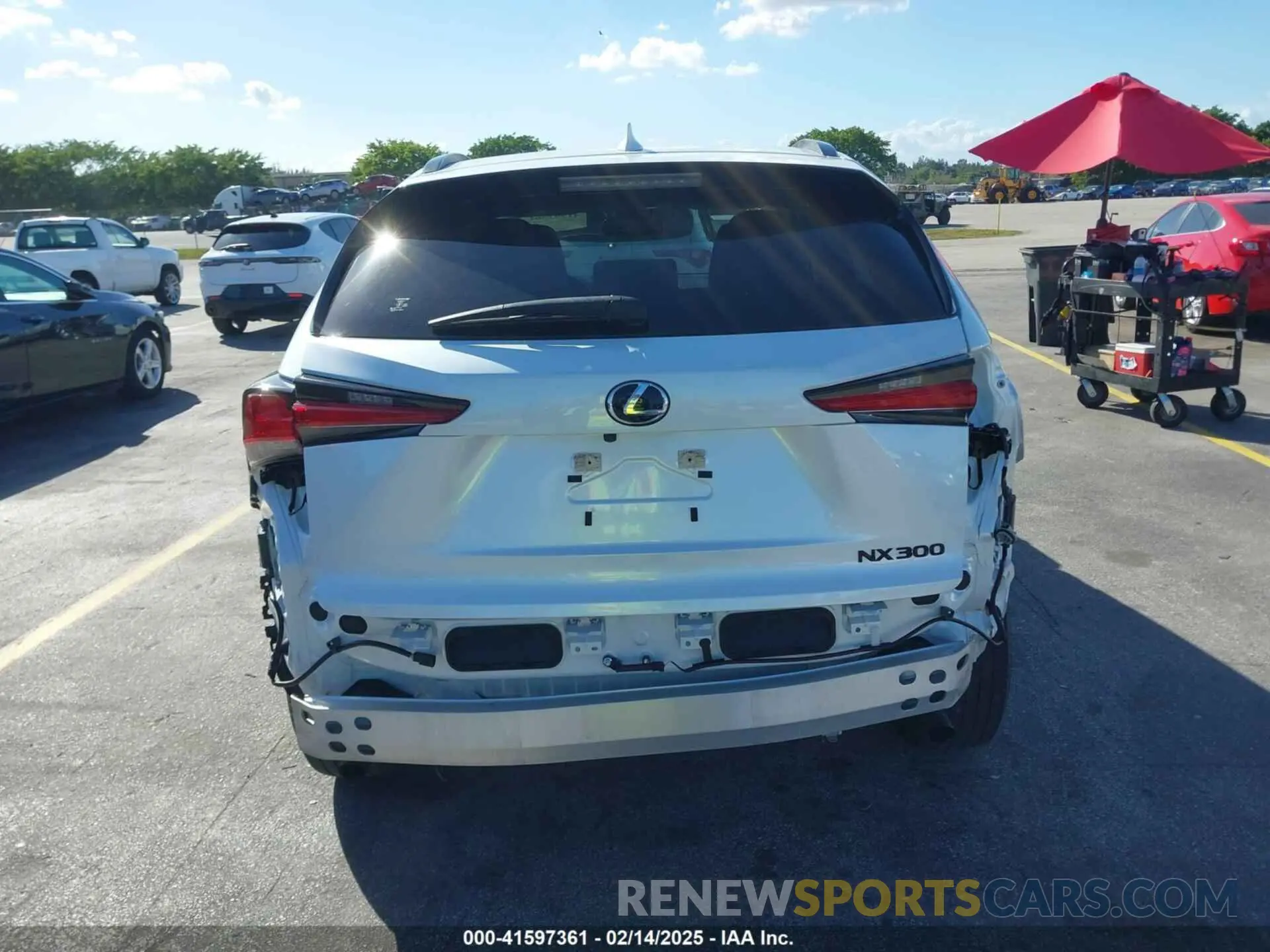 16 Photograph of a damaged car JTJDARBZ6M5027627 LEXUS NX 300 2021