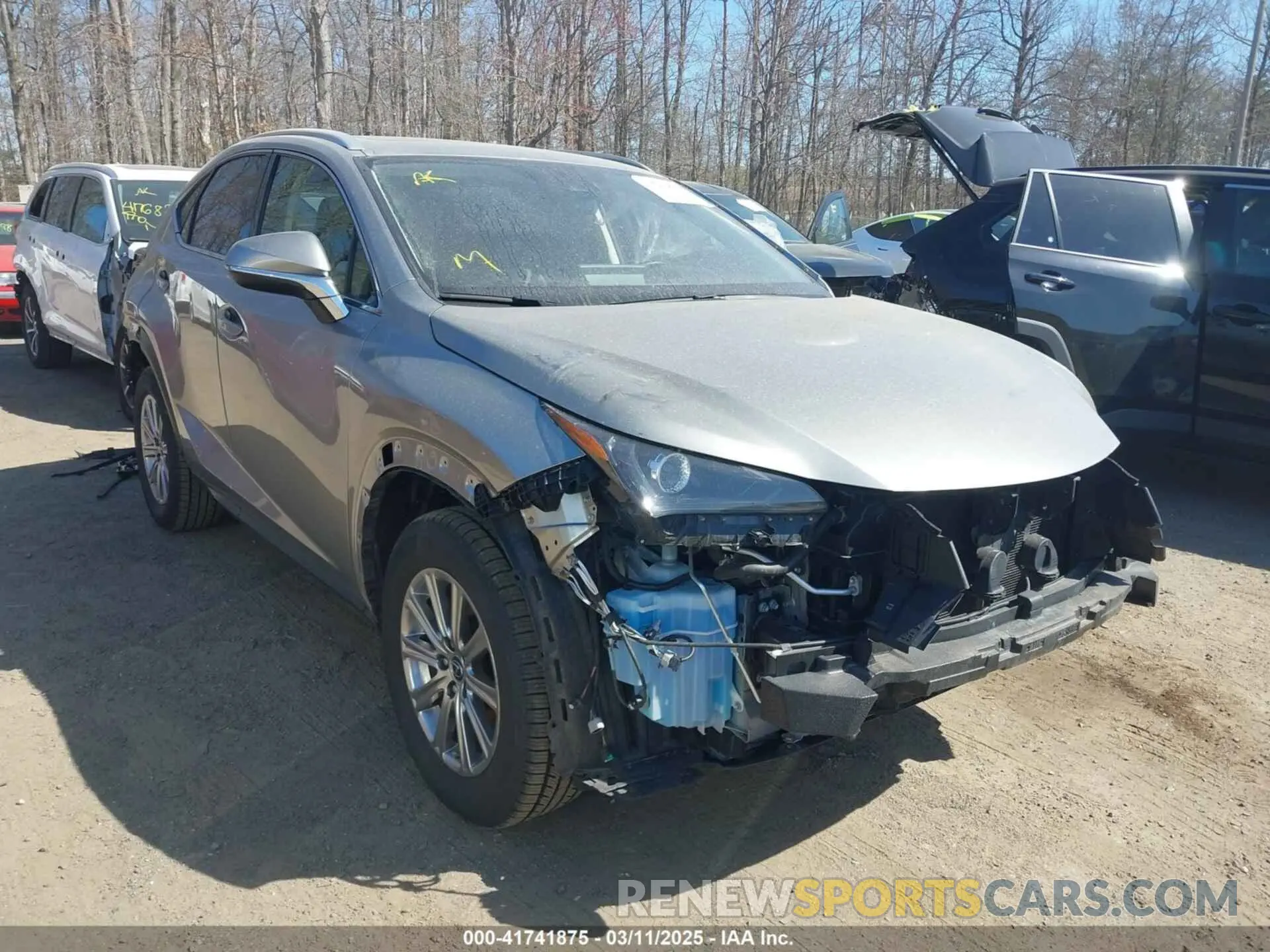1 Фотография поврежденного автомобиля JTJDARDZ0M2240751 LEXUS NX 300 2021
