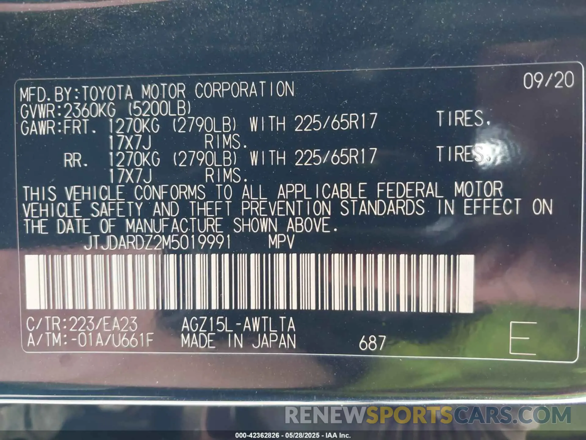 9 Photograph of a damaged car JTJDARDZ2M5019991 LEXUS NX 300 2021