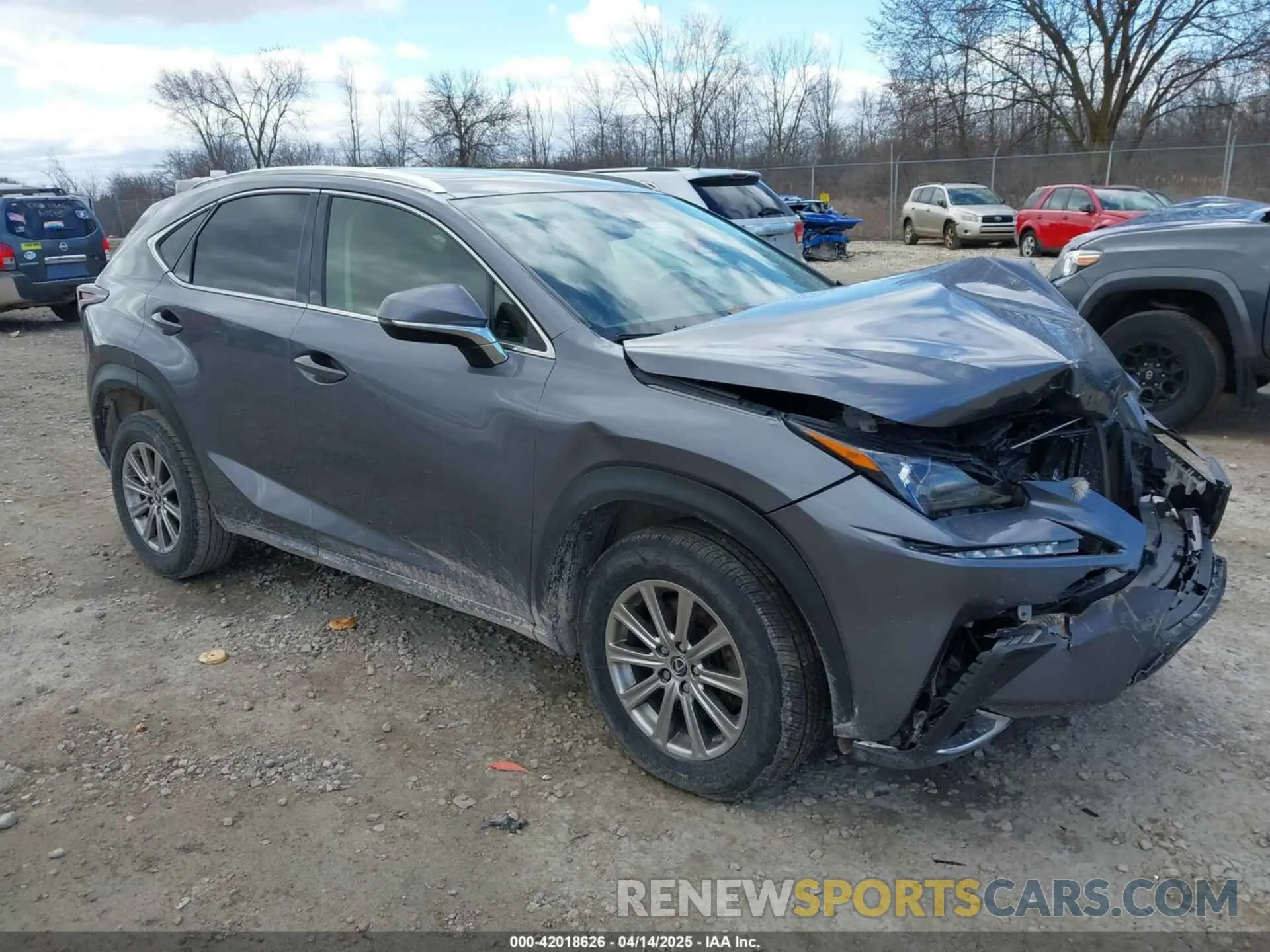 1 Фотография поврежденного автомобиля JTJDARDZ6M2257909 LEXUS NX 300 2021