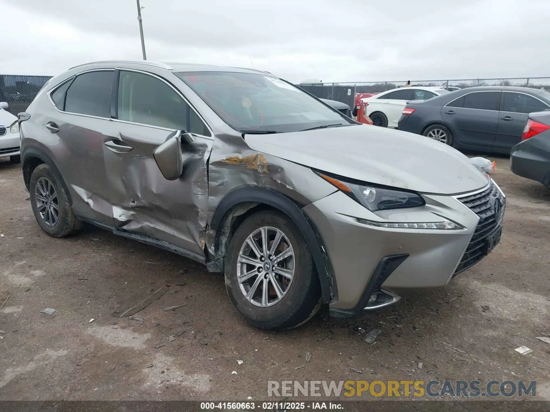 1 Фотография поврежденного автомобиля JTJDARDZXM2244015 LEXUS NX 300 2021