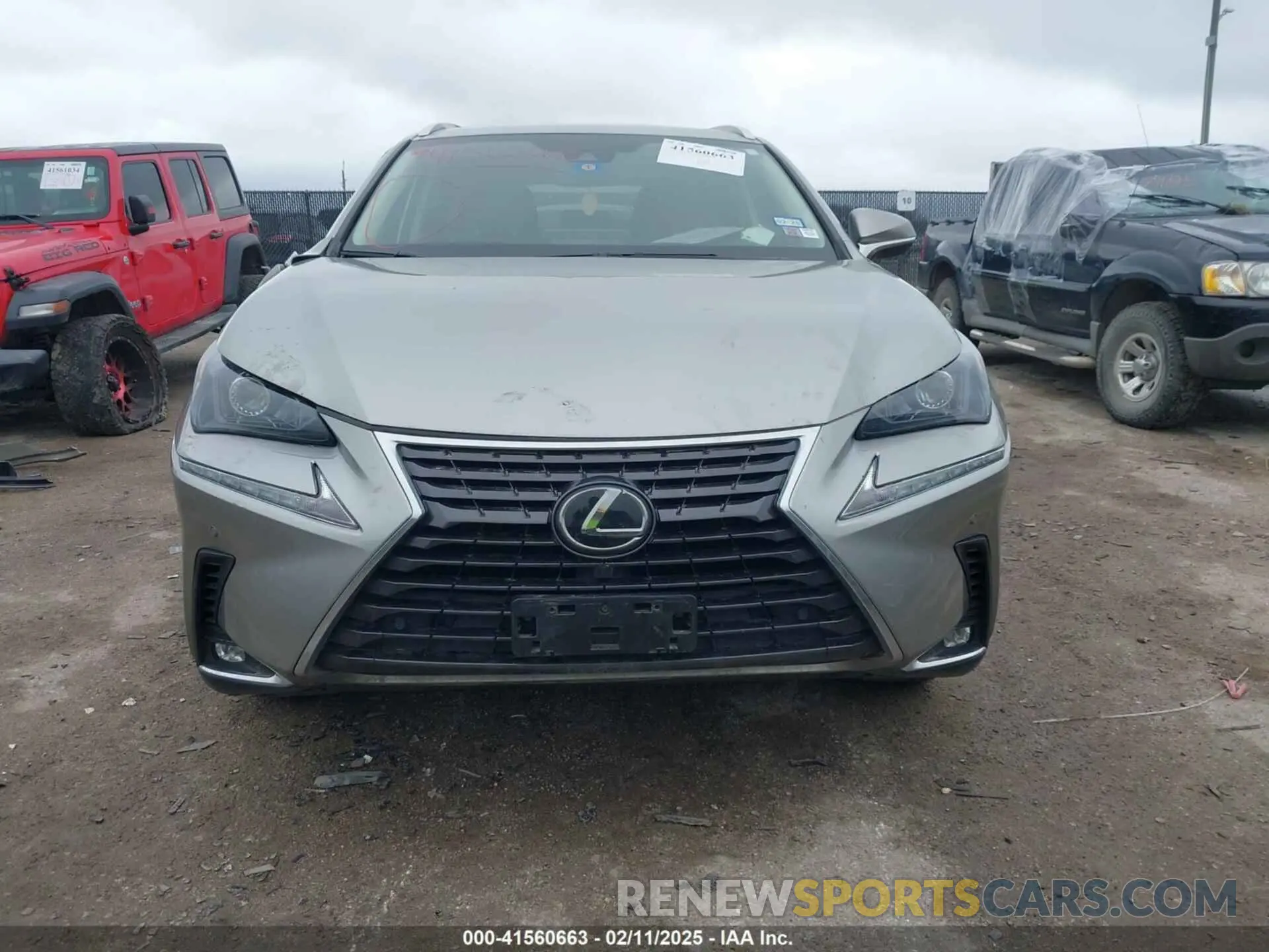 12 Фотография поврежденного автомобиля JTJDARDZXM2244015 LEXUS NX 300 2021
