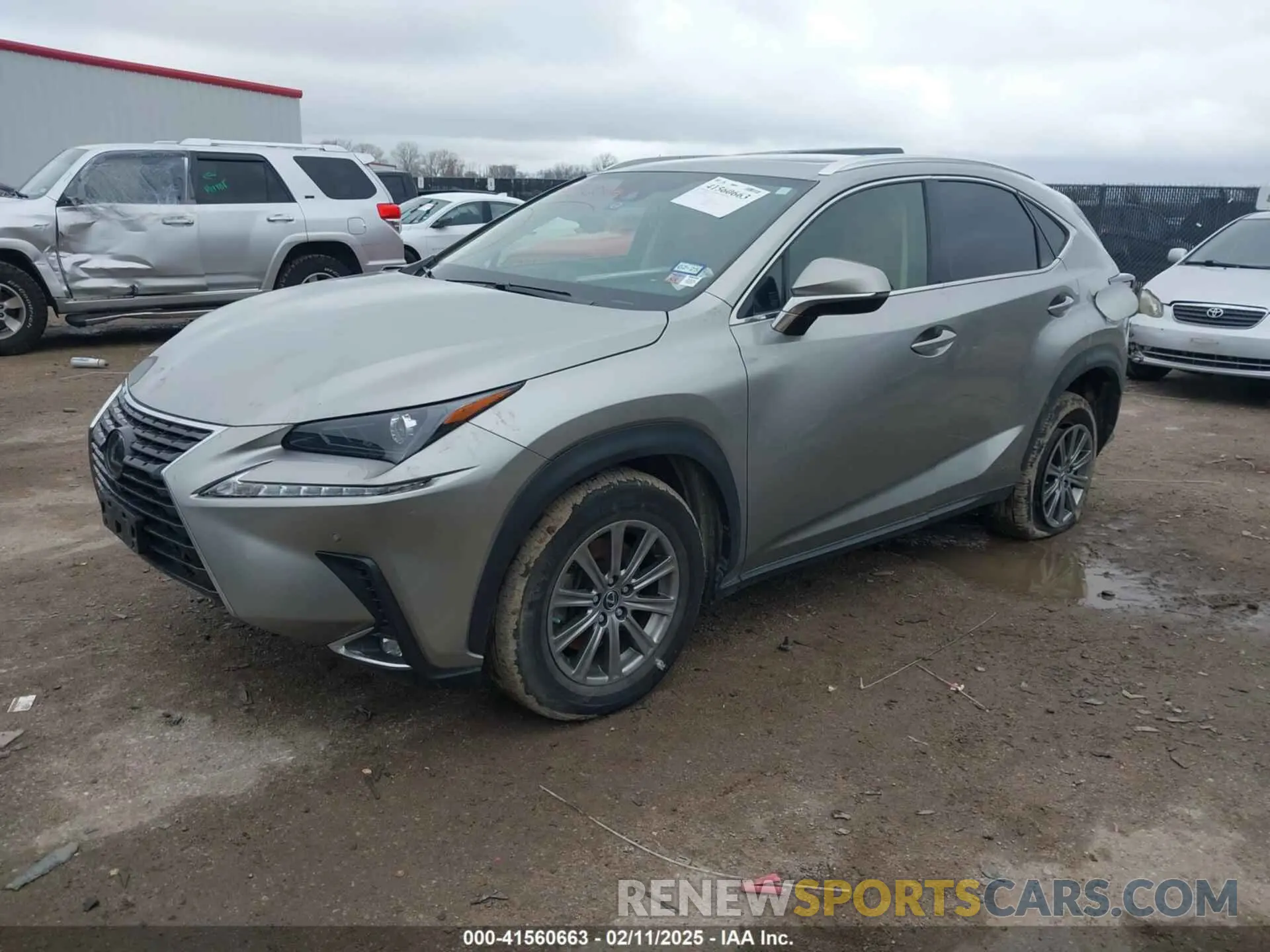 2 Фотография поврежденного автомобиля JTJDARDZXM2244015 LEXUS NX 300 2021