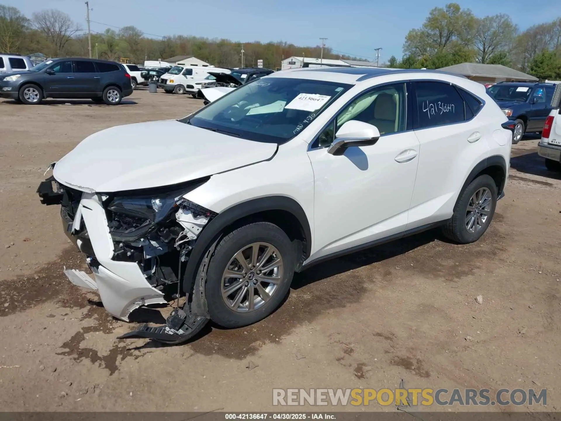 2 Photograph of a damaged car JTJDARDZXM5021147 LEXUS NX 300 2021