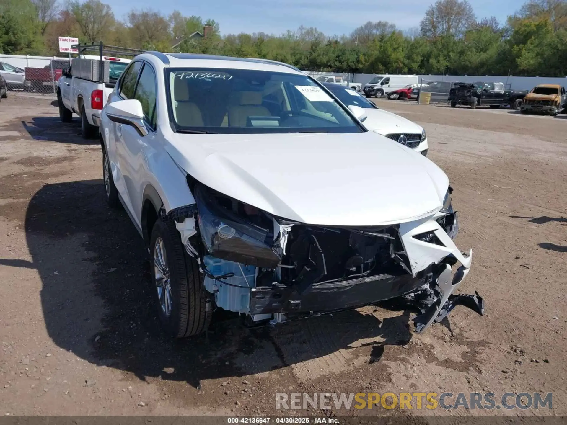 6 Photograph of a damaged car JTJDARDZXM5021147 LEXUS NX 300 2021
