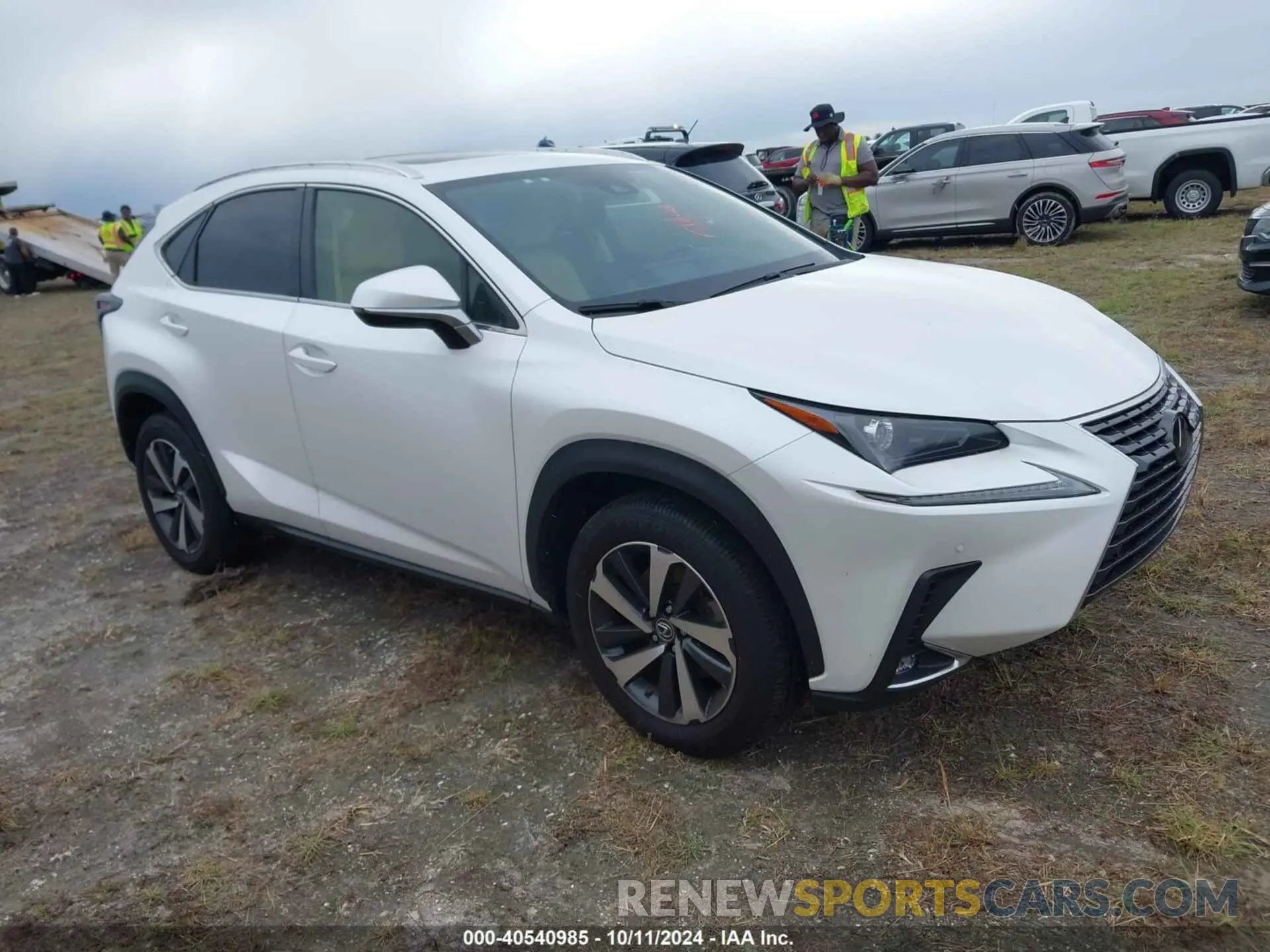 1 Photograph of a damaged car JTJGARBZ2M5020705 LEXUS NX 300 2021
