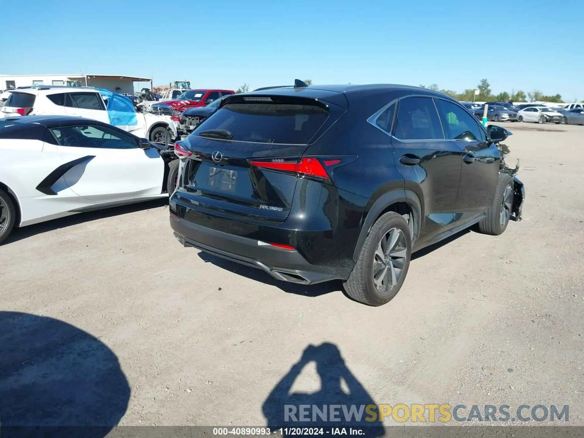 4 Photograph of a damaged car JTJGARBZ3M2182781 LEXUS NX 300 2021