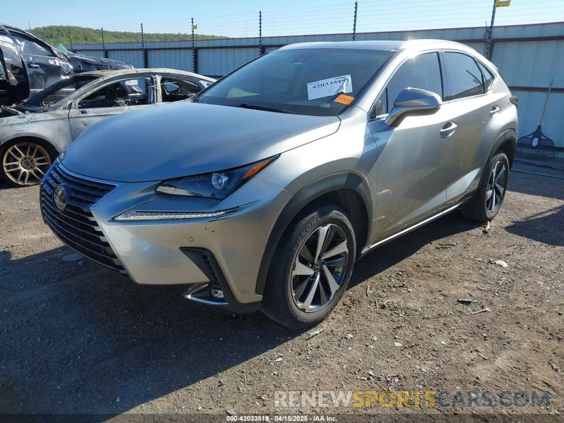 2 Фотография поврежденного автомобиля JTJGARBZ3M2183459 LEXUS NX 300 2021