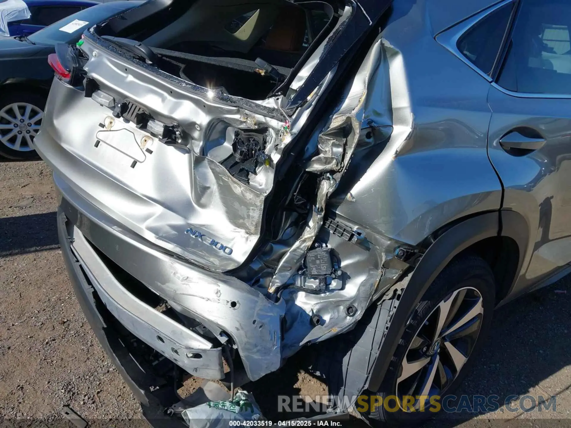 6 Фотография поврежденного автомобиля JTJGARBZ3M2183459 LEXUS NX 300 2021