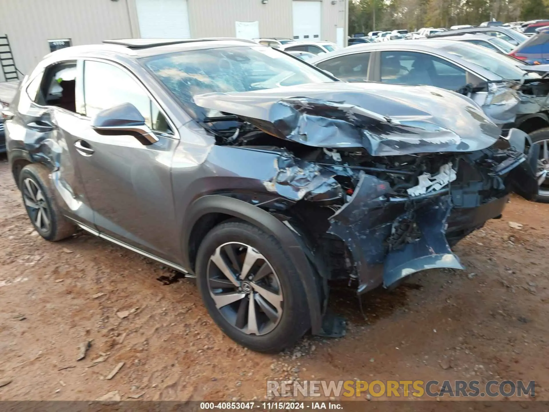 1 Photograph of a damaged car JTJGARBZ6M2188185 LEXUS NX 300 2021