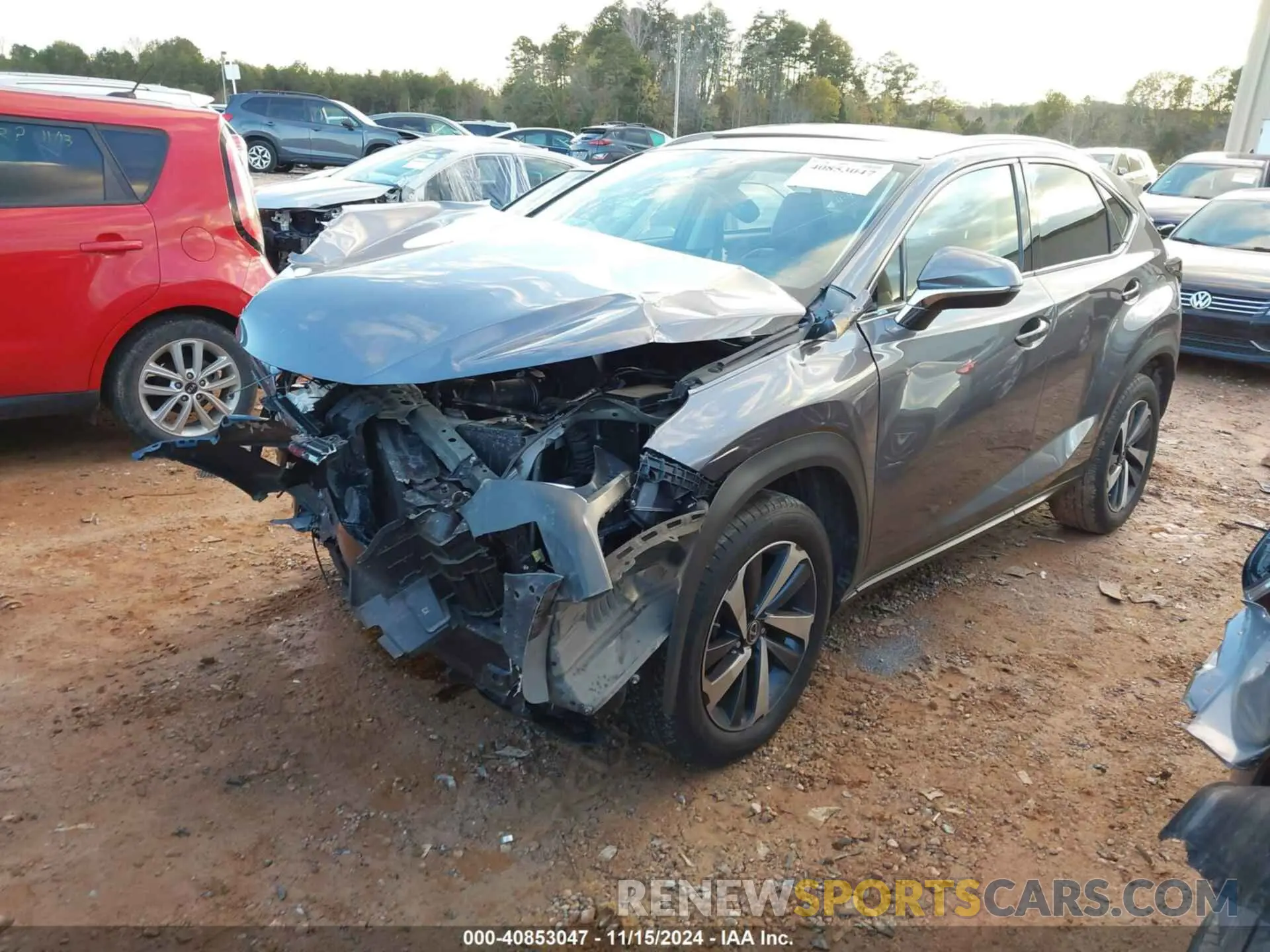 2 Photograph of a damaged car JTJGARBZ6M2188185 LEXUS NX 300 2021