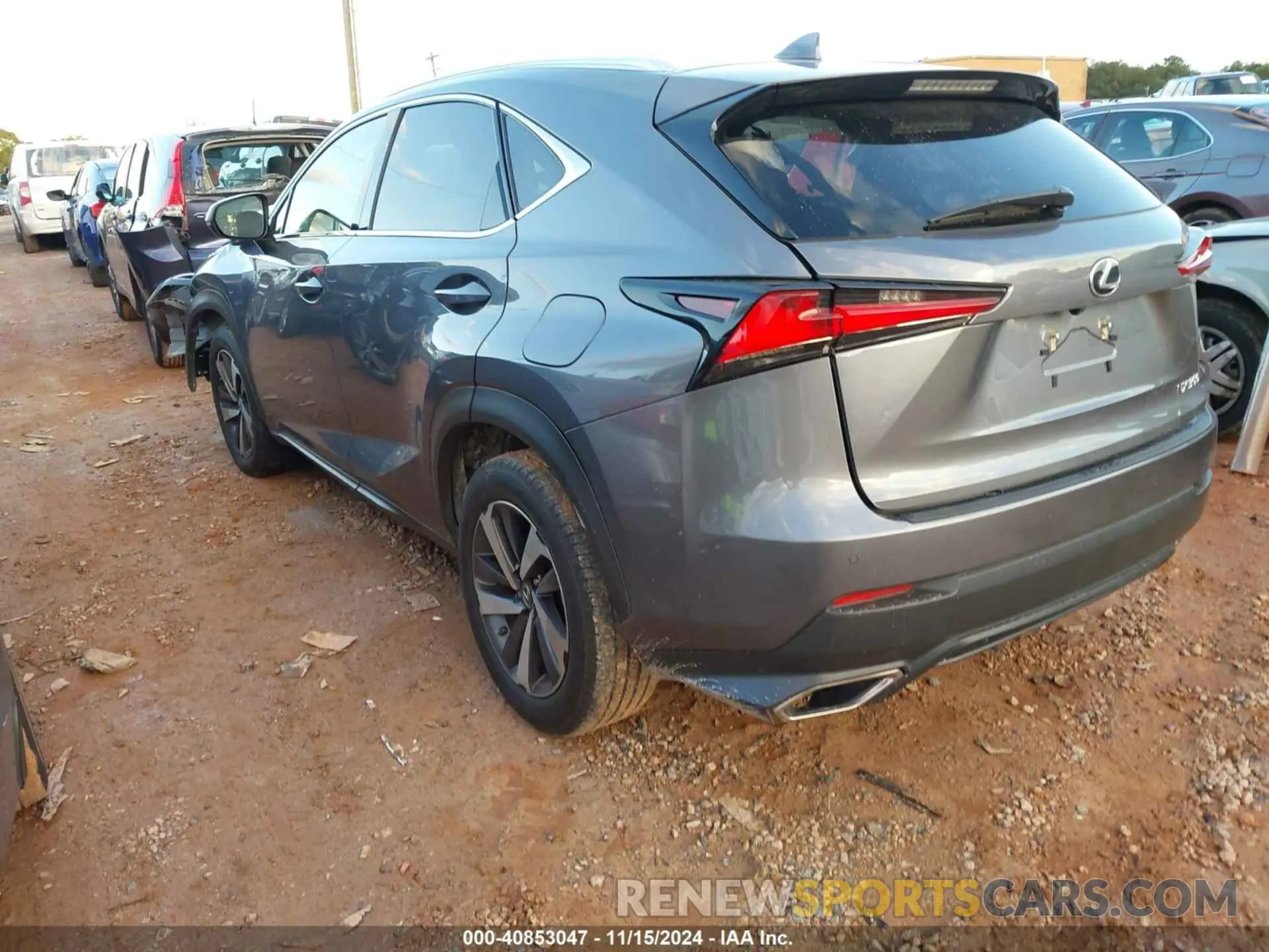 3 Photograph of a damaged car JTJGARBZ6M2188185 LEXUS NX 300 2021