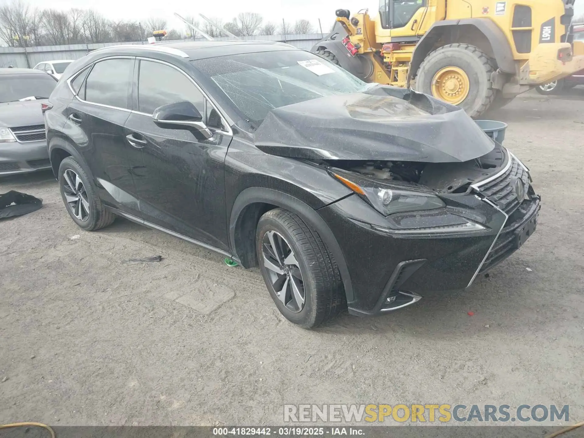 1 Photograph of a damaged car JTJGARBZ7M2197462 LEXUS NX 300 2021