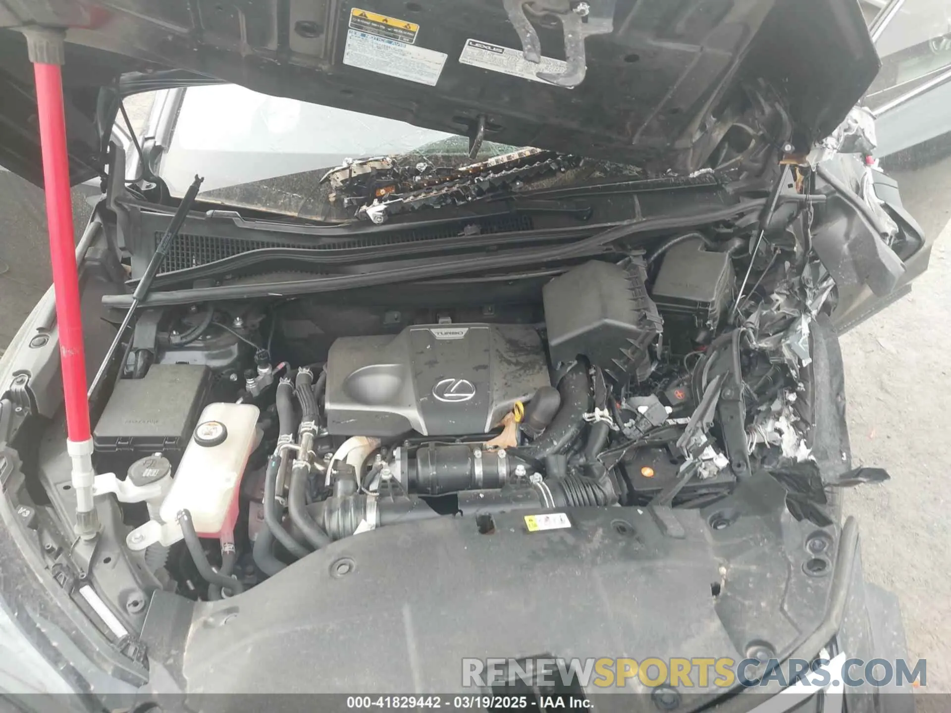 10 Photograph of a damaged car JTJGARBZ7M2197462 LEXUS NX 300 2021