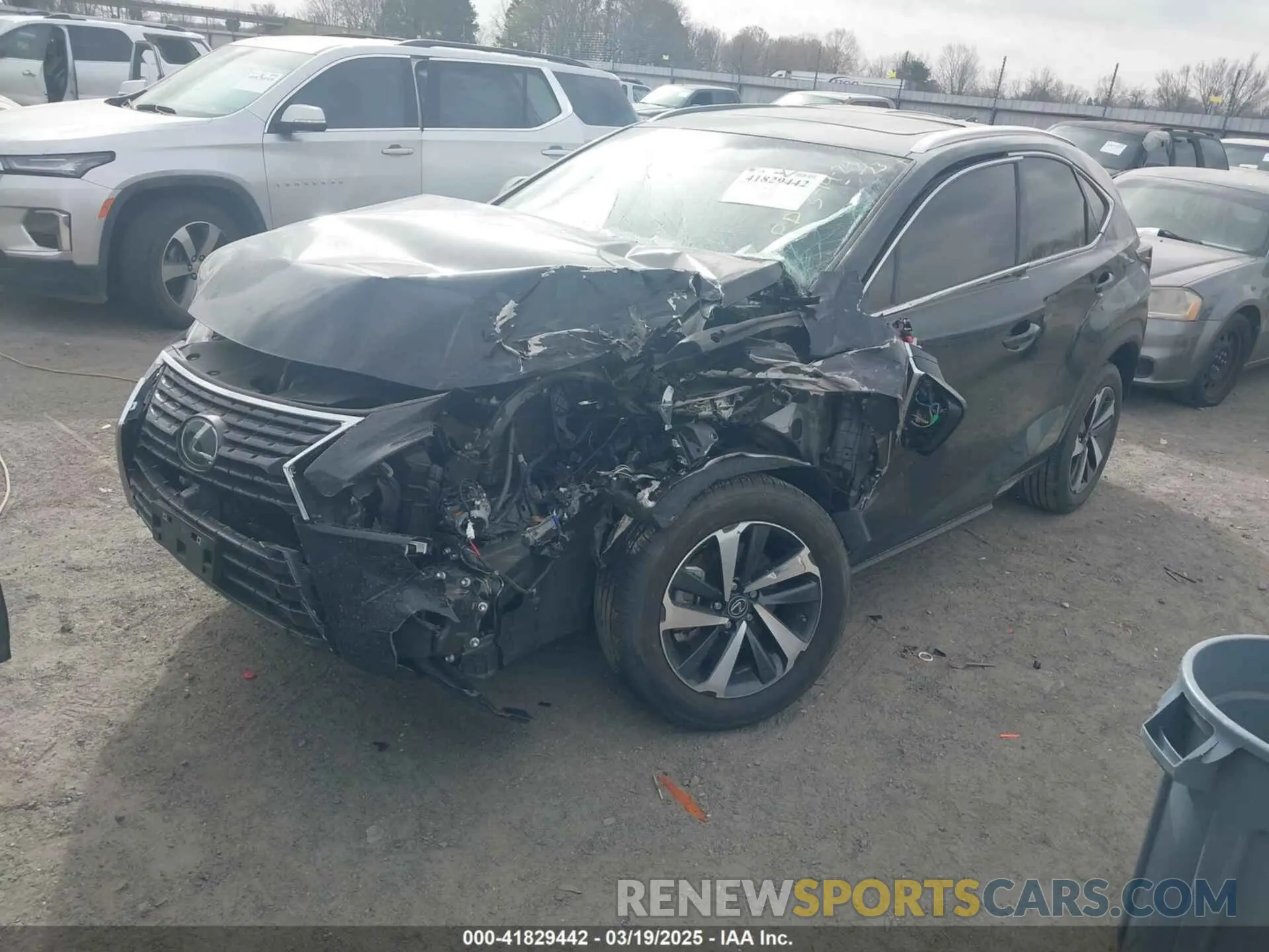 2 Photograph of a damaged car JTJGARBZ7M2197462 LEXUS NX 300 2021