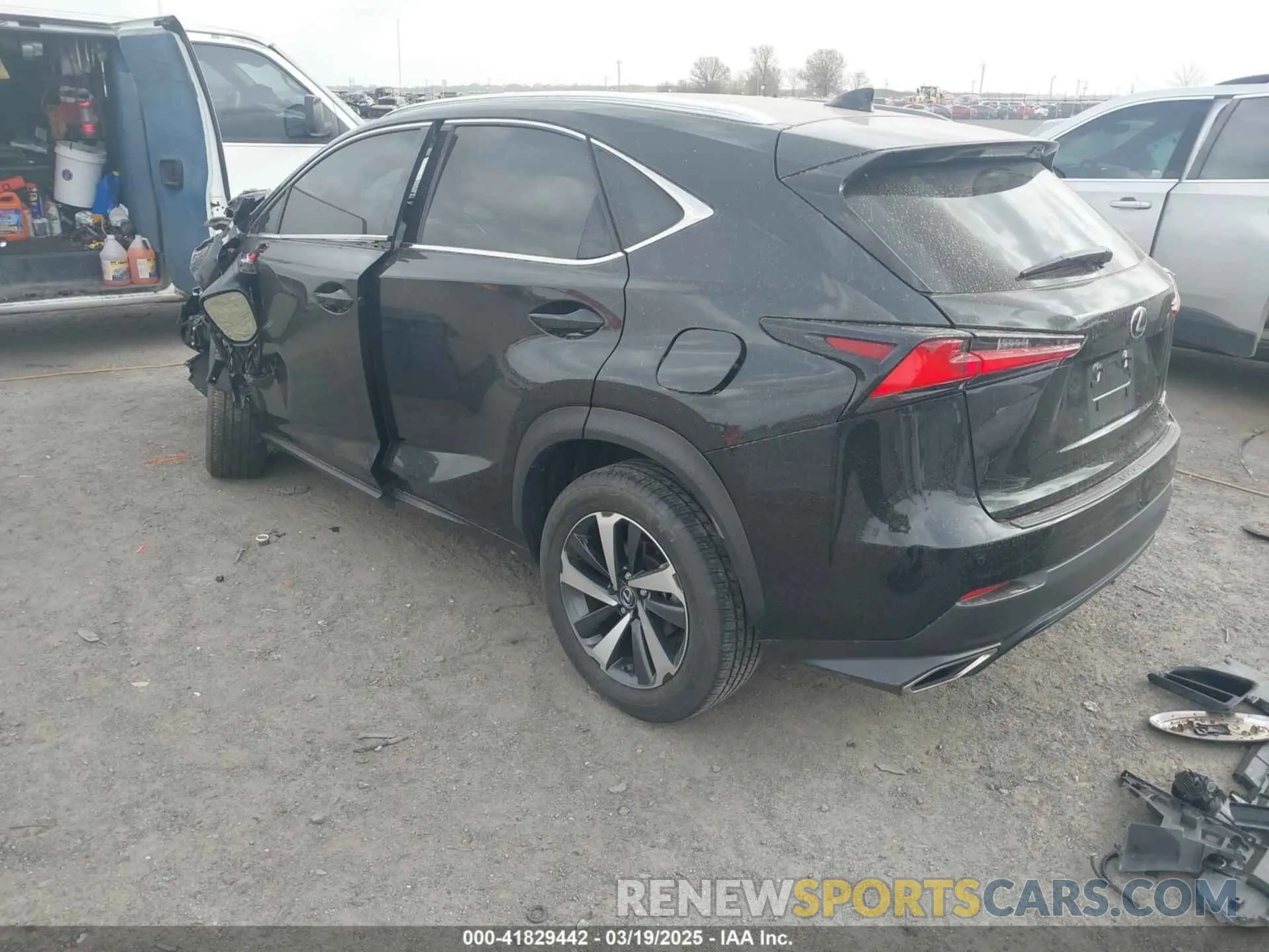 3 Photograph of a damaged car JTJGARBZ7M2197462 LEXUS NX 300 2021
