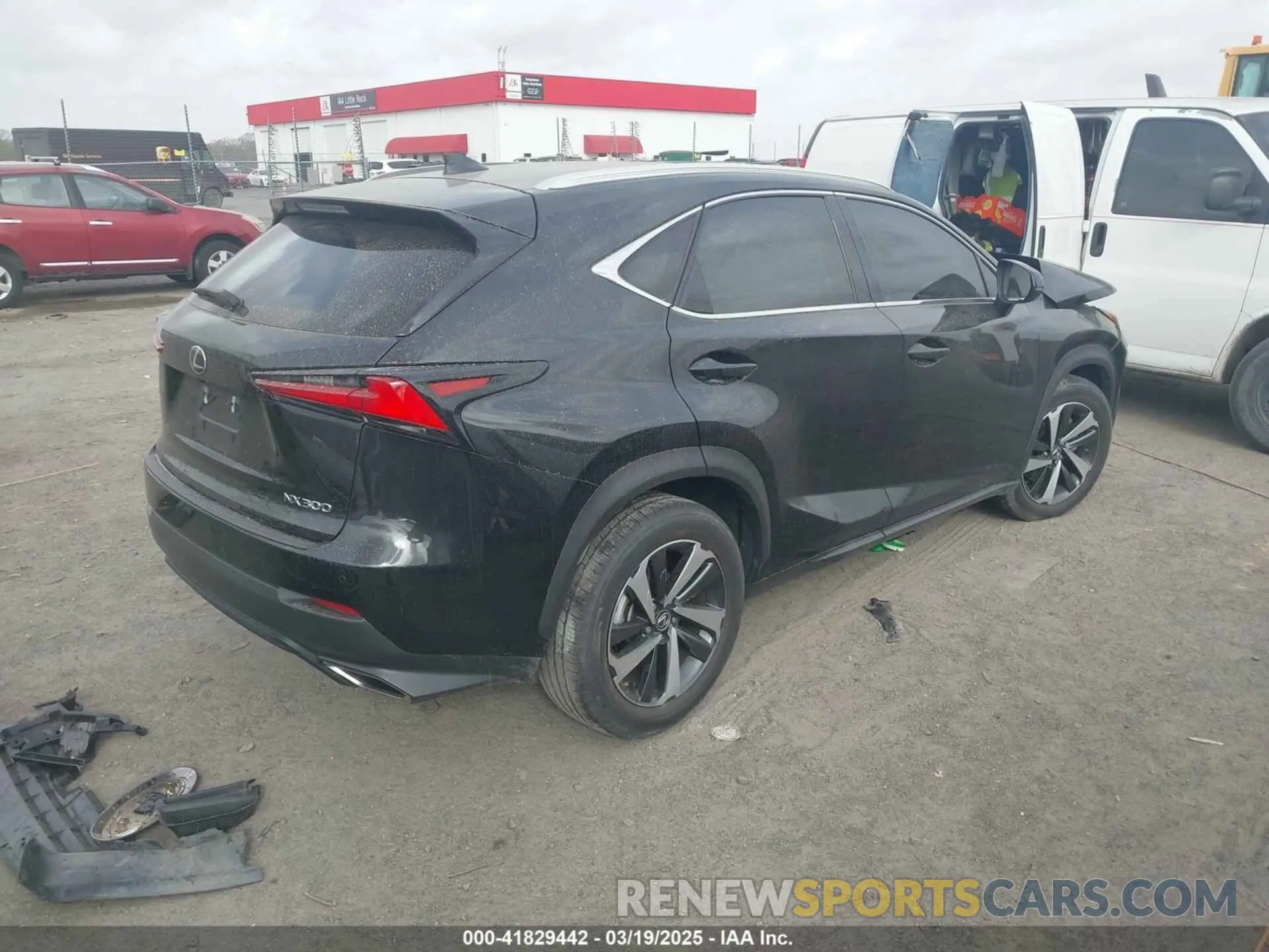 4 Photograph of a damaged car JTJGARBZ7M2197462 LEXUS NX 300 2021